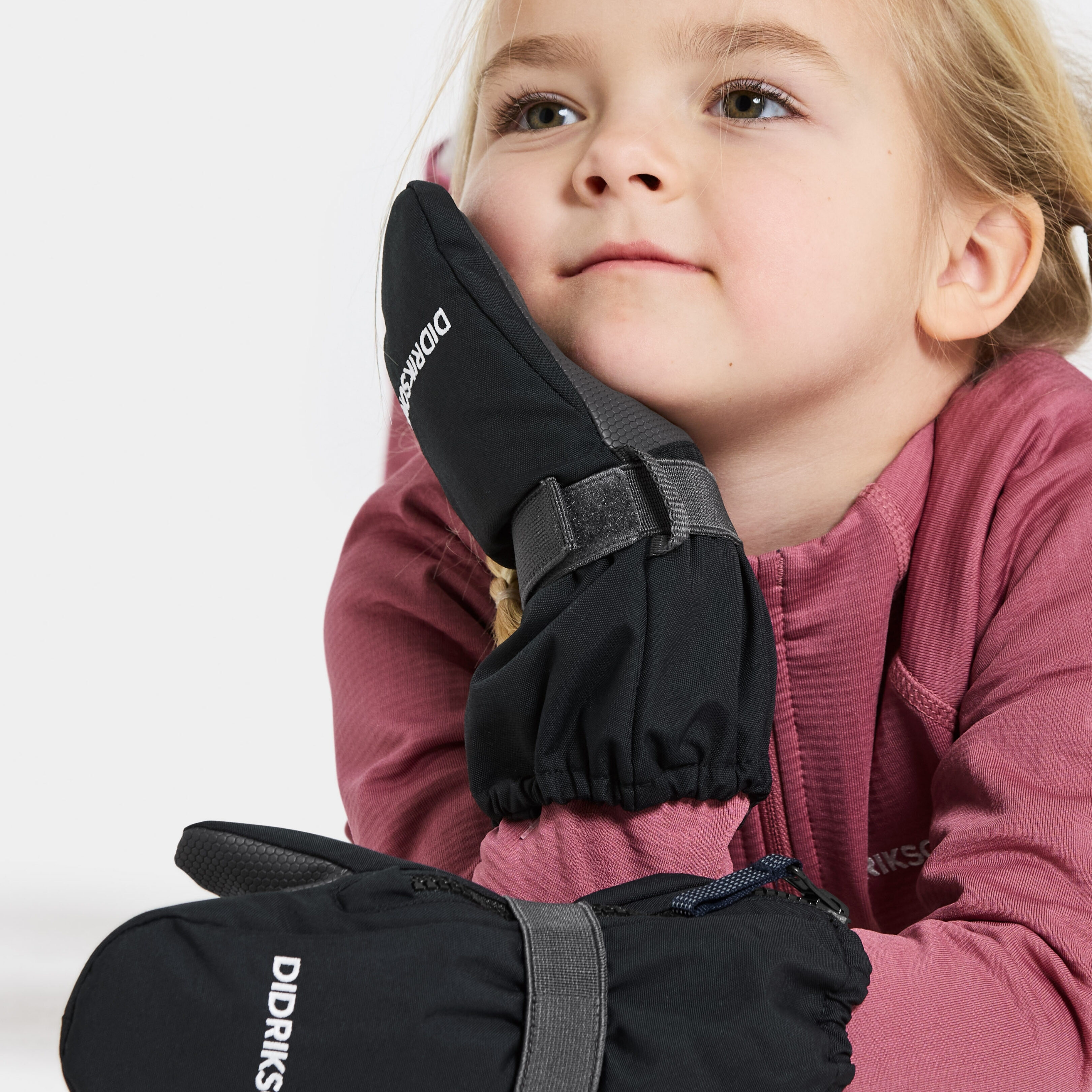 Biggles Kids' Zip Mittens , Didriksons