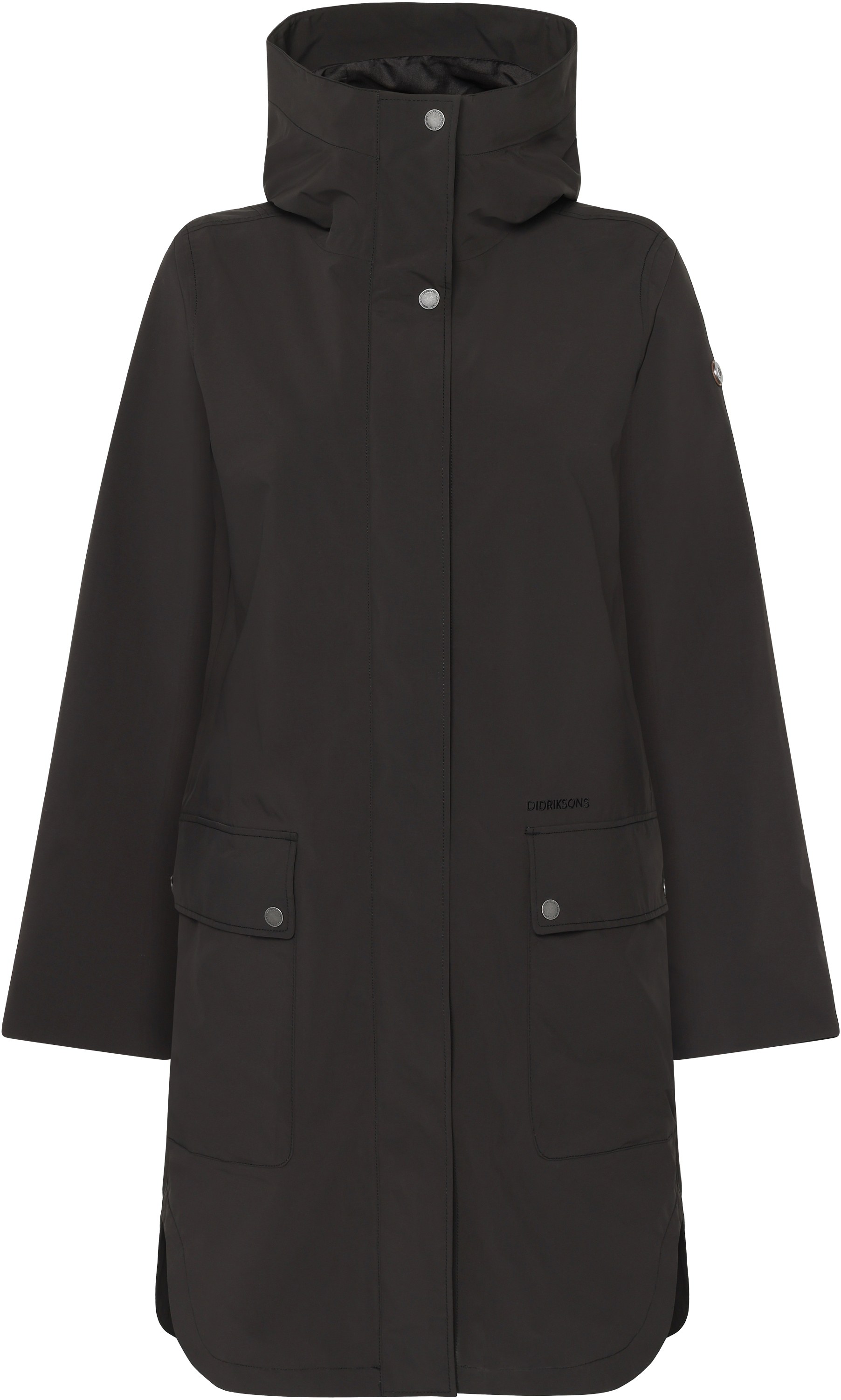 Adria Parka - Black - Naiset - Kevättakit - Musta - Koko: 44 - Didriksons