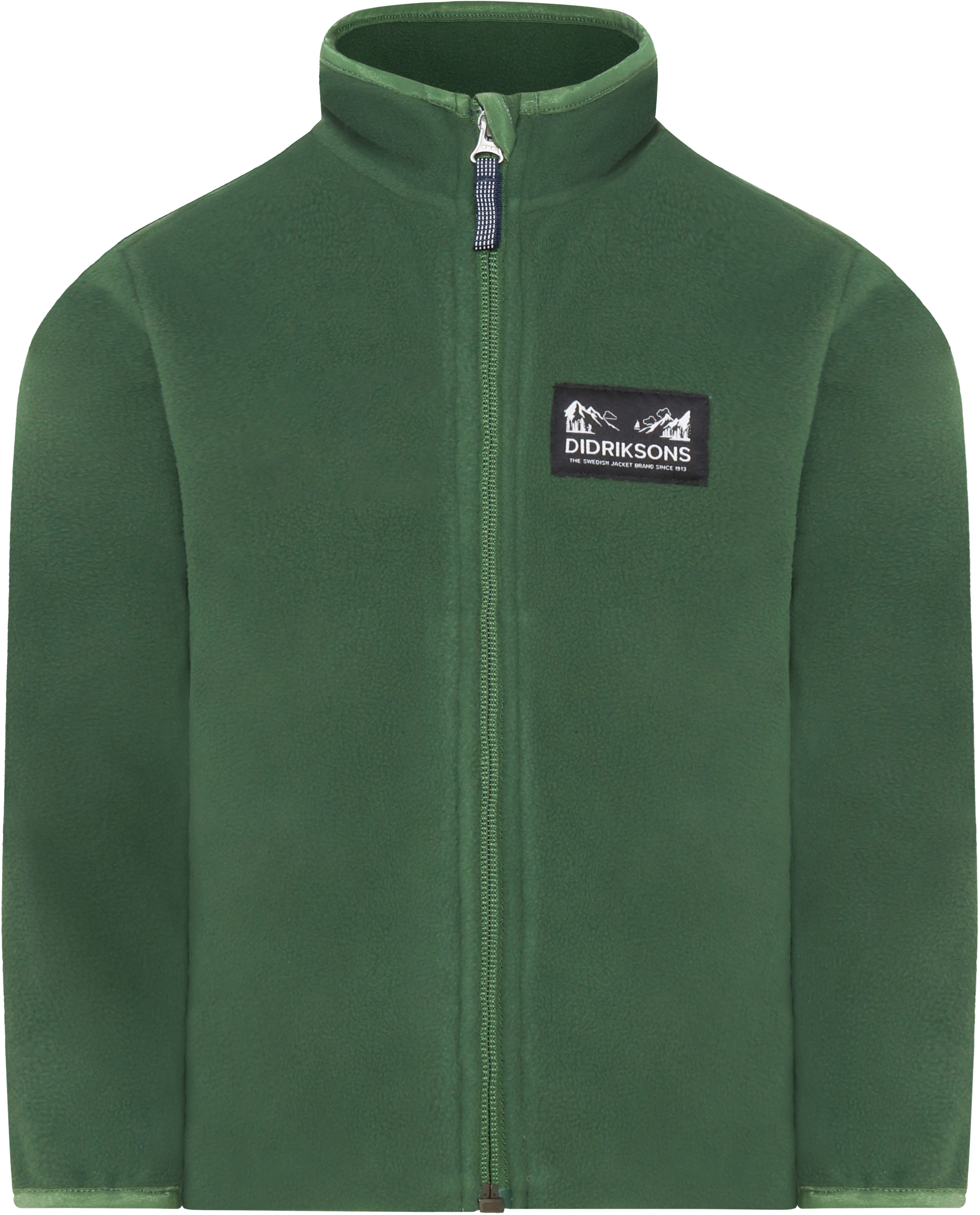 Muskot Kids' Jacket - Pine Green - Kids' Fleece & Midlayer - Green - Size: 120 - Didriksons