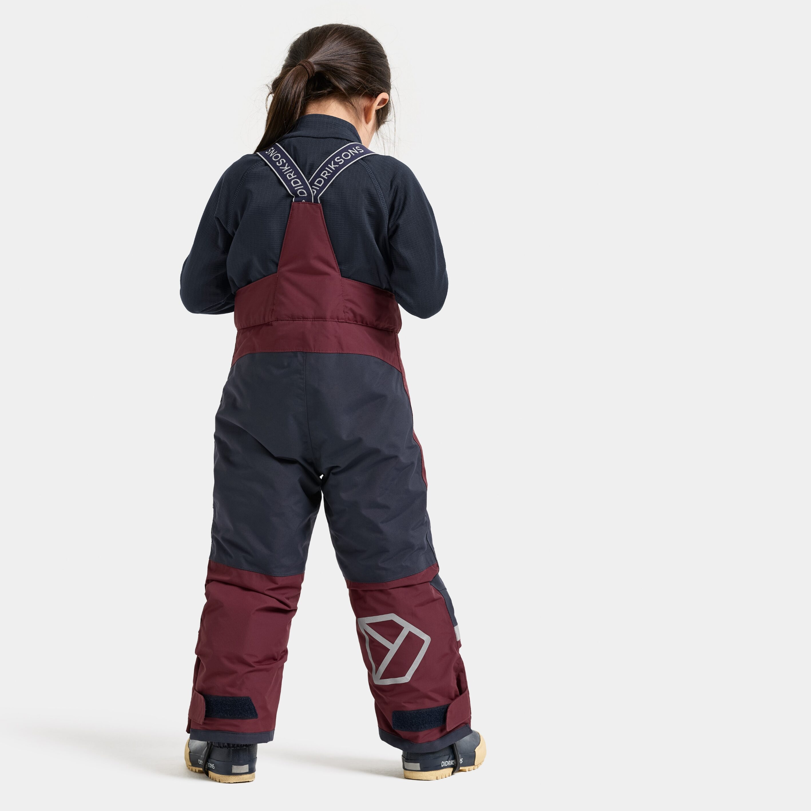 Idre Kids' Pants - Anemon Red - Kids' Waterproof Trousers - Red - Size: 120 - Didriksons