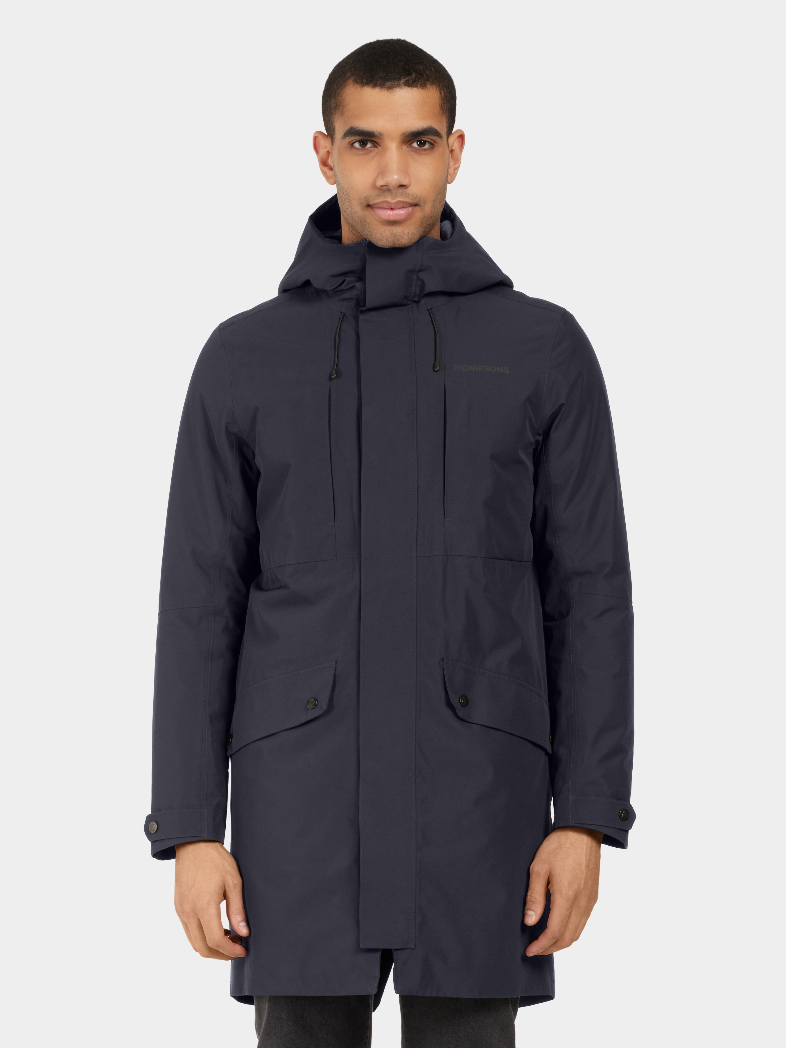 Falke Parka - Dark Night Blue - Herr - Höstjacka - Blå - Storlek: XXL - Didriksons