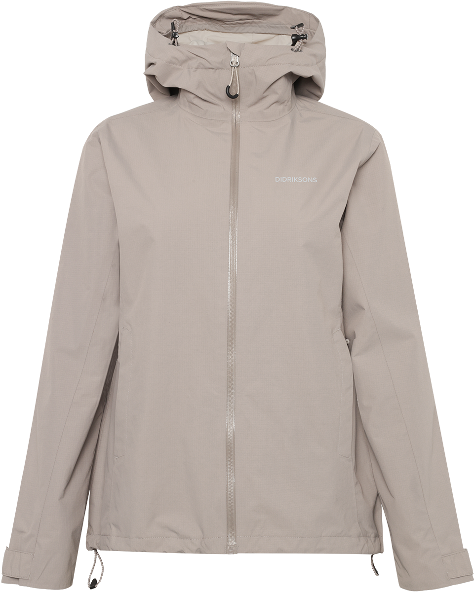 Trinya Womans Jacket - Ash Brown - Women's 3-in-1 jacket - Brown - Size: 40 - Didriksons