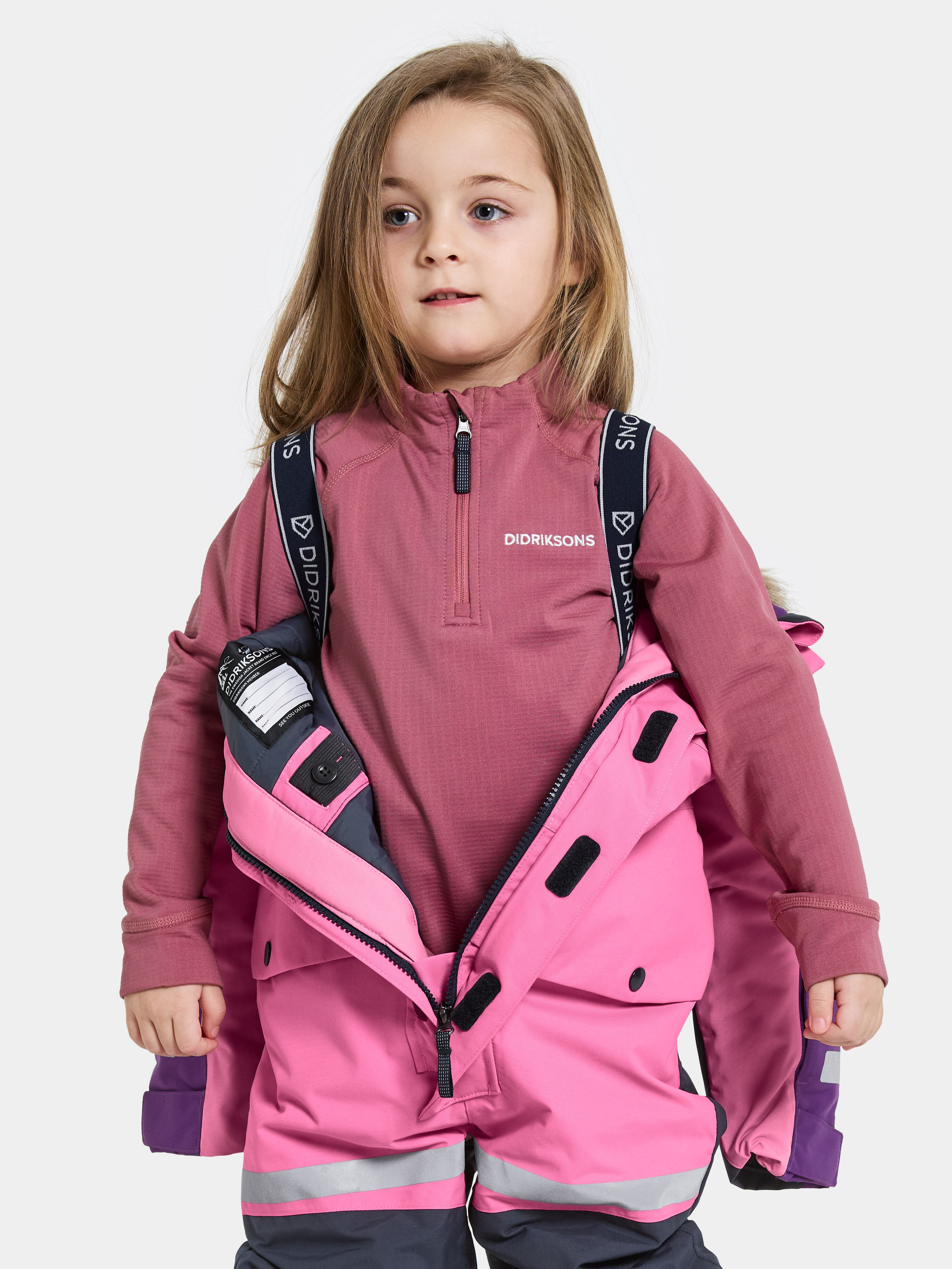 【25SS】Coverall Jacket（SAND PINK） Bjärven Kids' Coverall - Didriksons