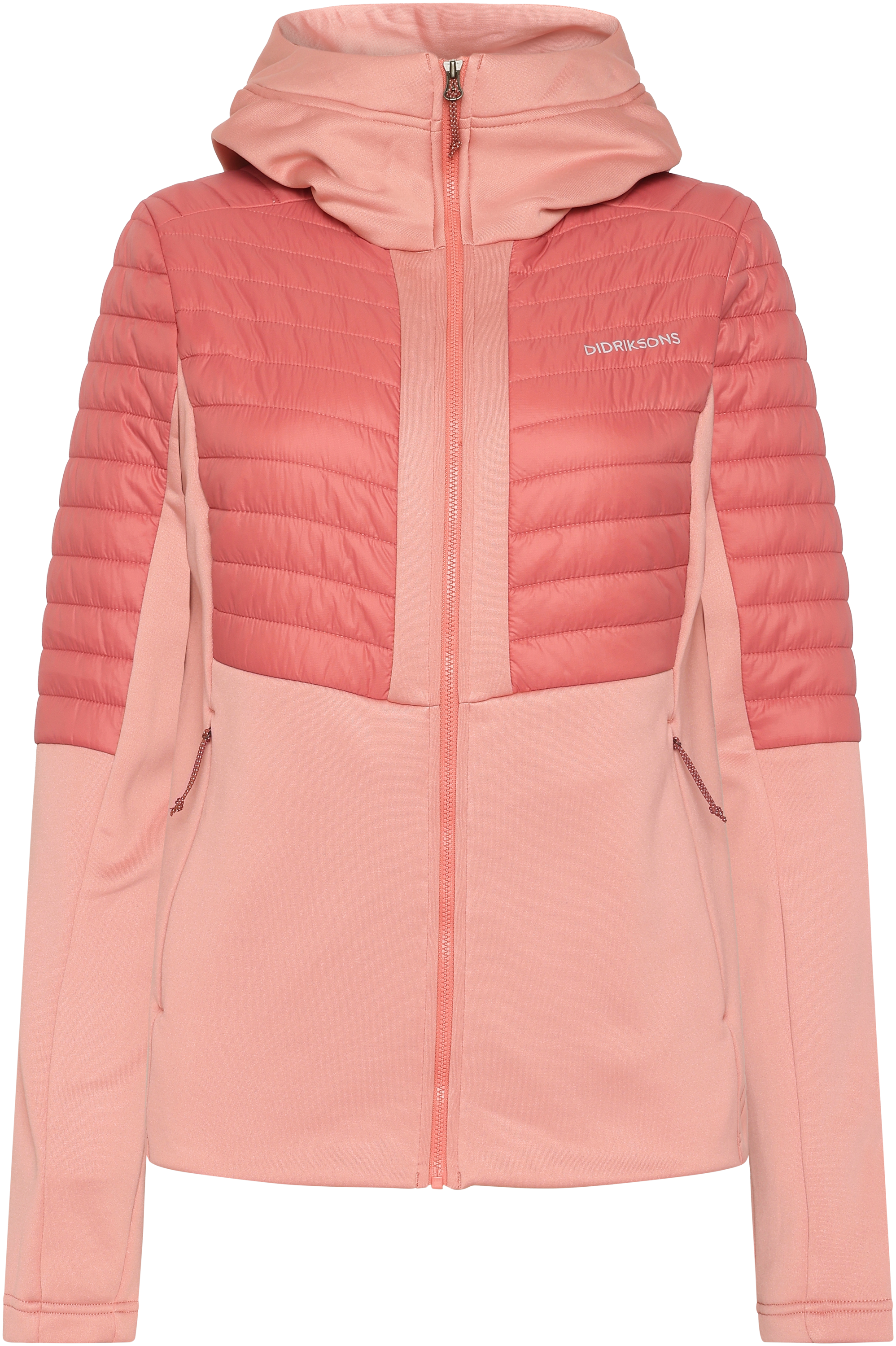 Annema Full-Zip - Powder pink - Naiset - Hybriditakki - Vaaleanpunainen - Koko: 32 - Didriksons