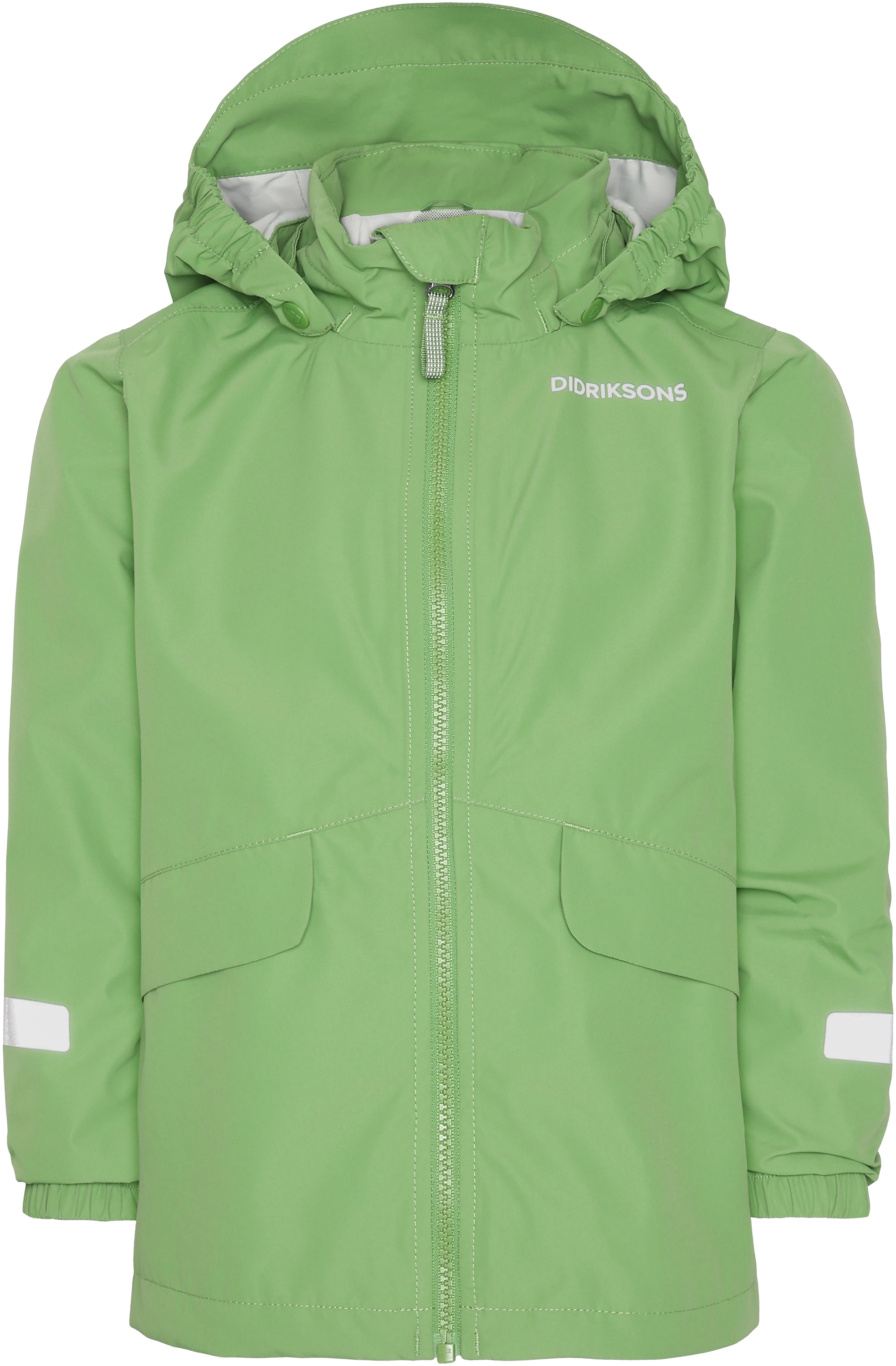 Norma Kids' Jacket - Algae Green - Barn - Regnjacka - Grön - Storlek: 80 - Didriksons