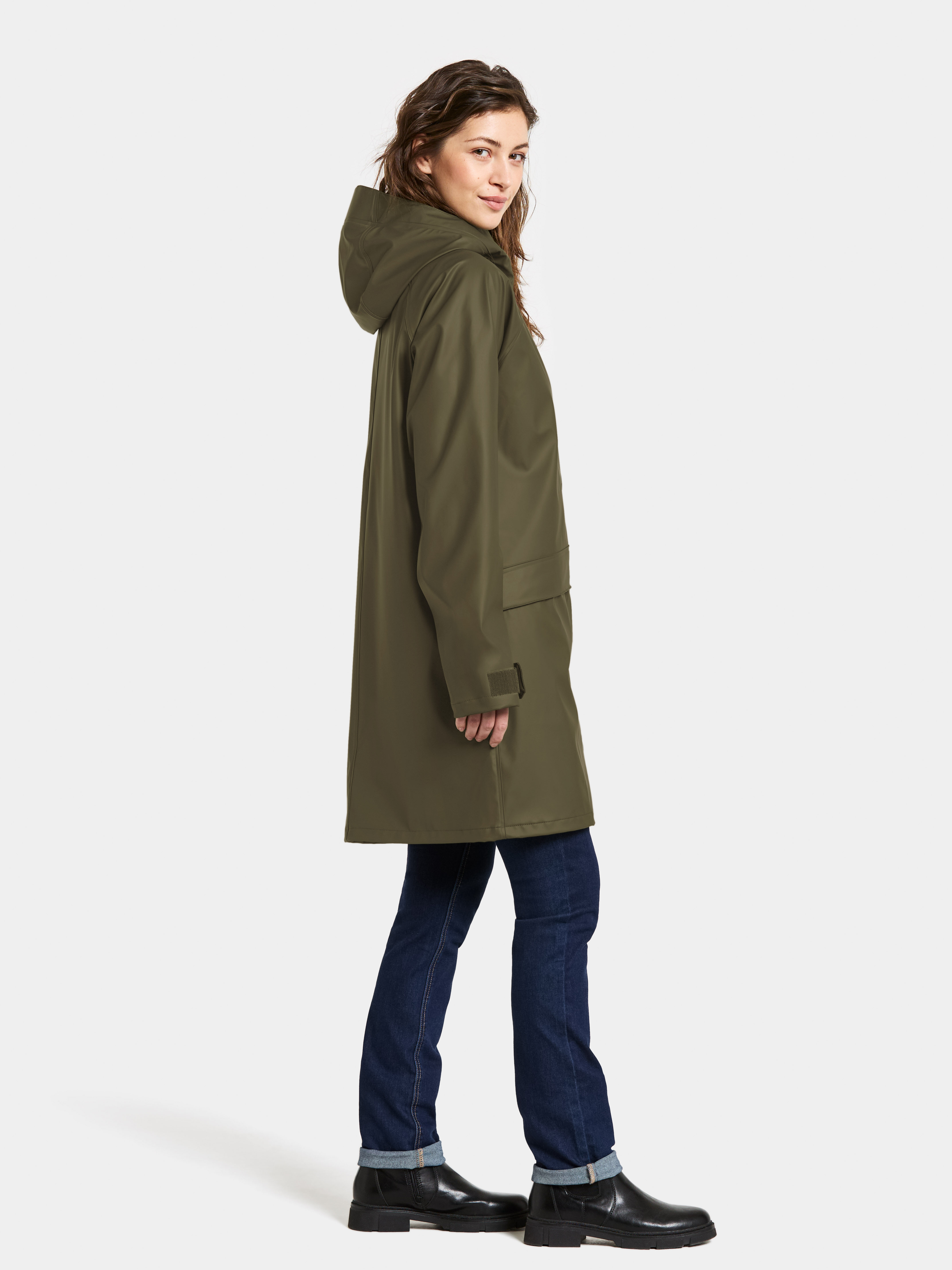 Elly Parka Galon - Fog Green - Women's Waterproof Jacket - Green - Size: 44 - Didriksons