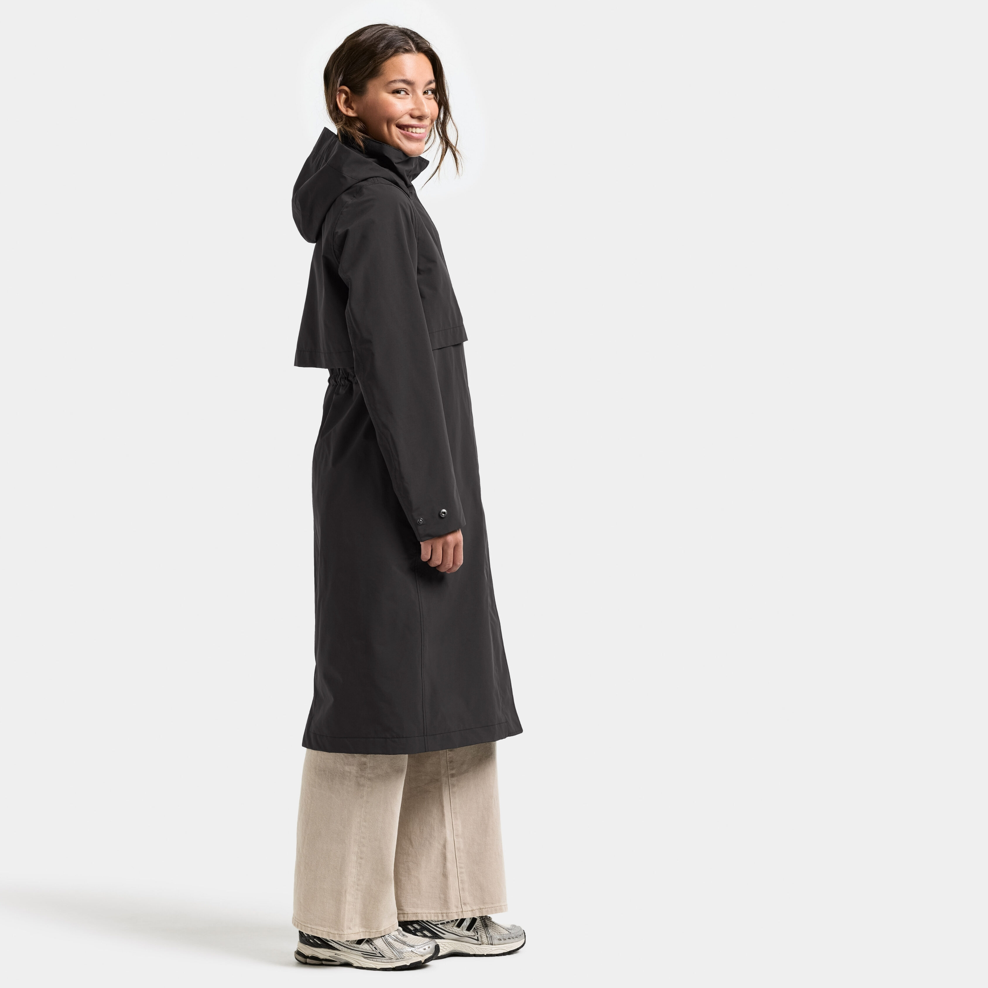 Isolde Parka Long - Black - Women's Parka - Black - Size: 46 - Didriksons