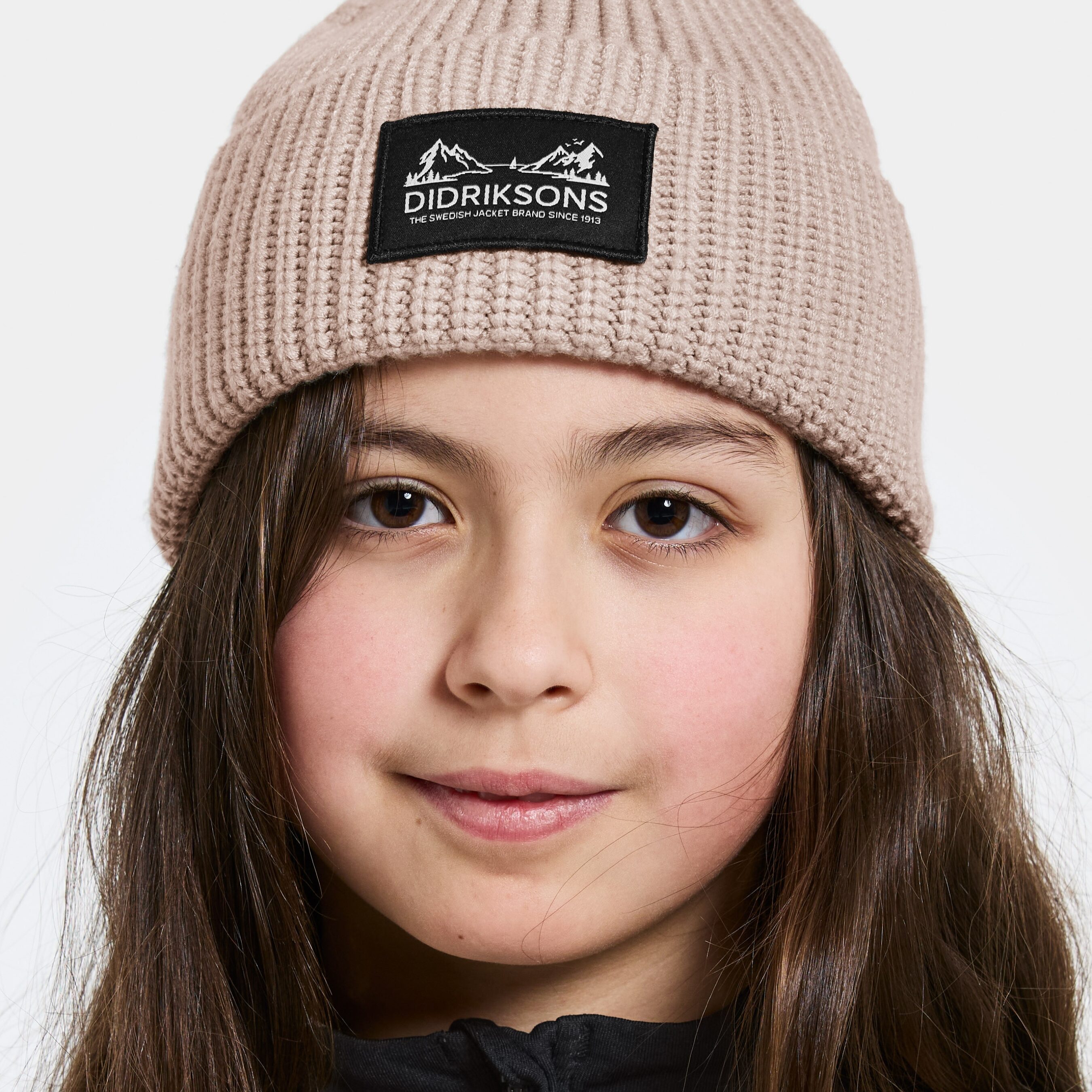 Mica Kids' Beanie - Beach beige - Kids' Hat - Beige - Size: One Size - Didriksons