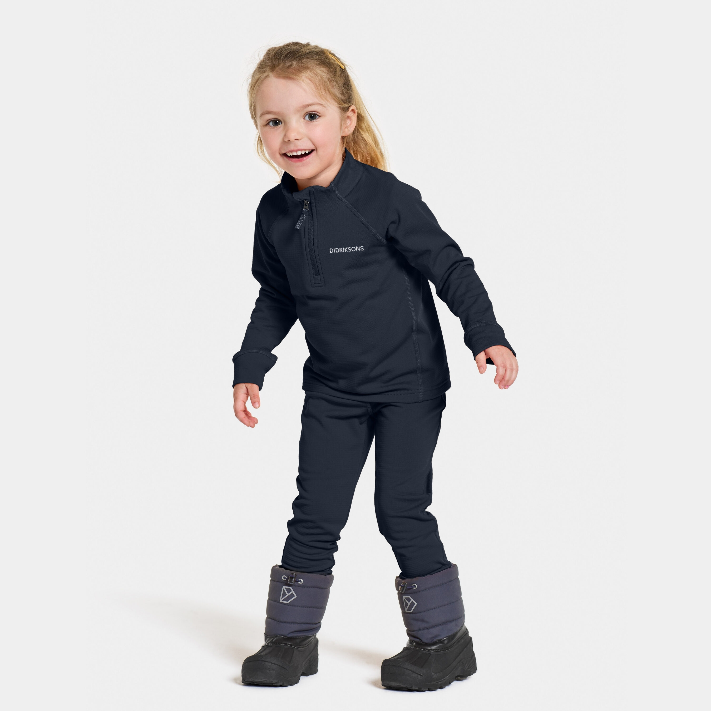 Jadis Kids' Set - Navy - Barn - Fleece - Blå - Storlek: 80 - Didriksons