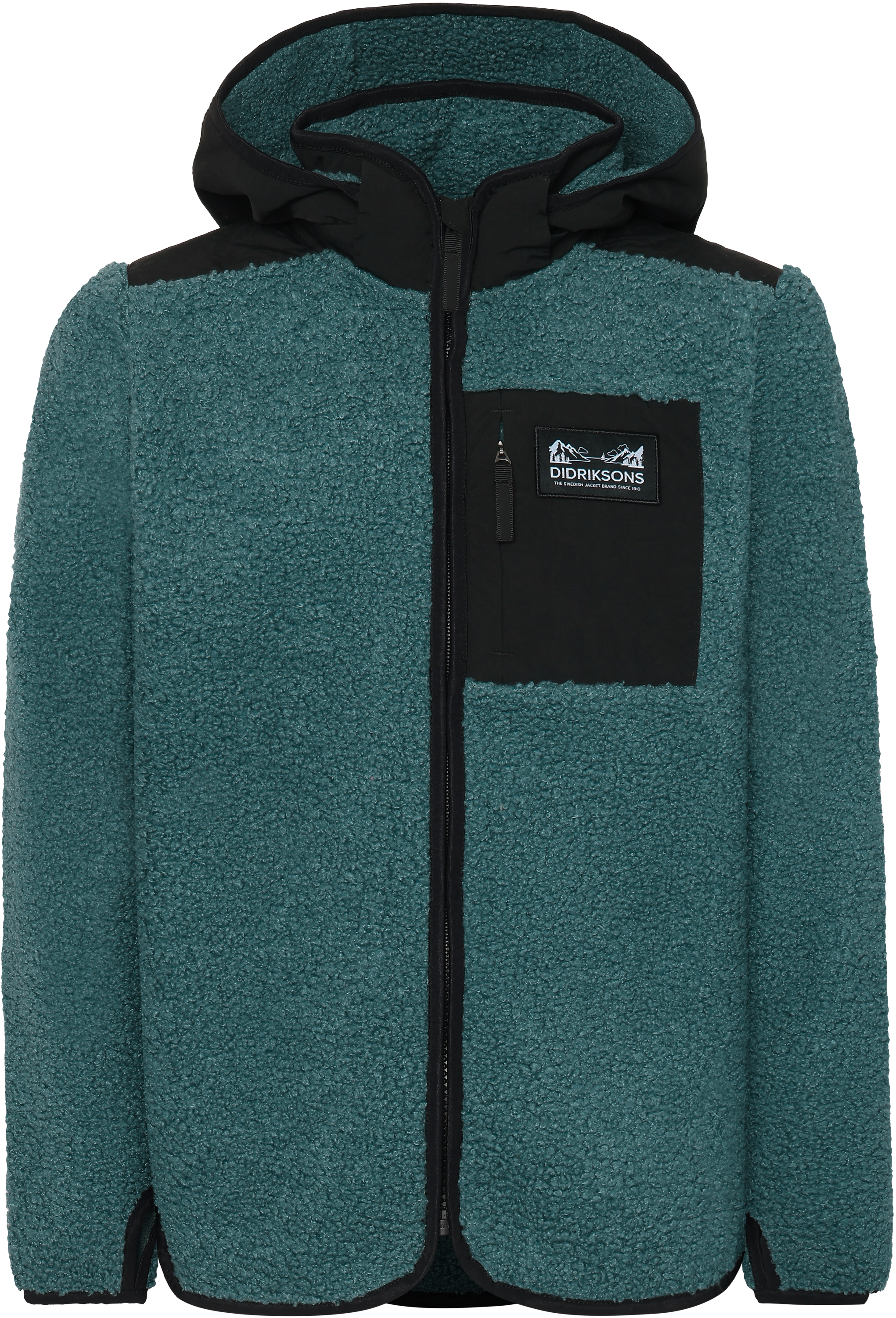 Exa Kids' Full-Zip - Star blue - Barn - Pile fleece - Blå - Storlek: 170 - Didriksons