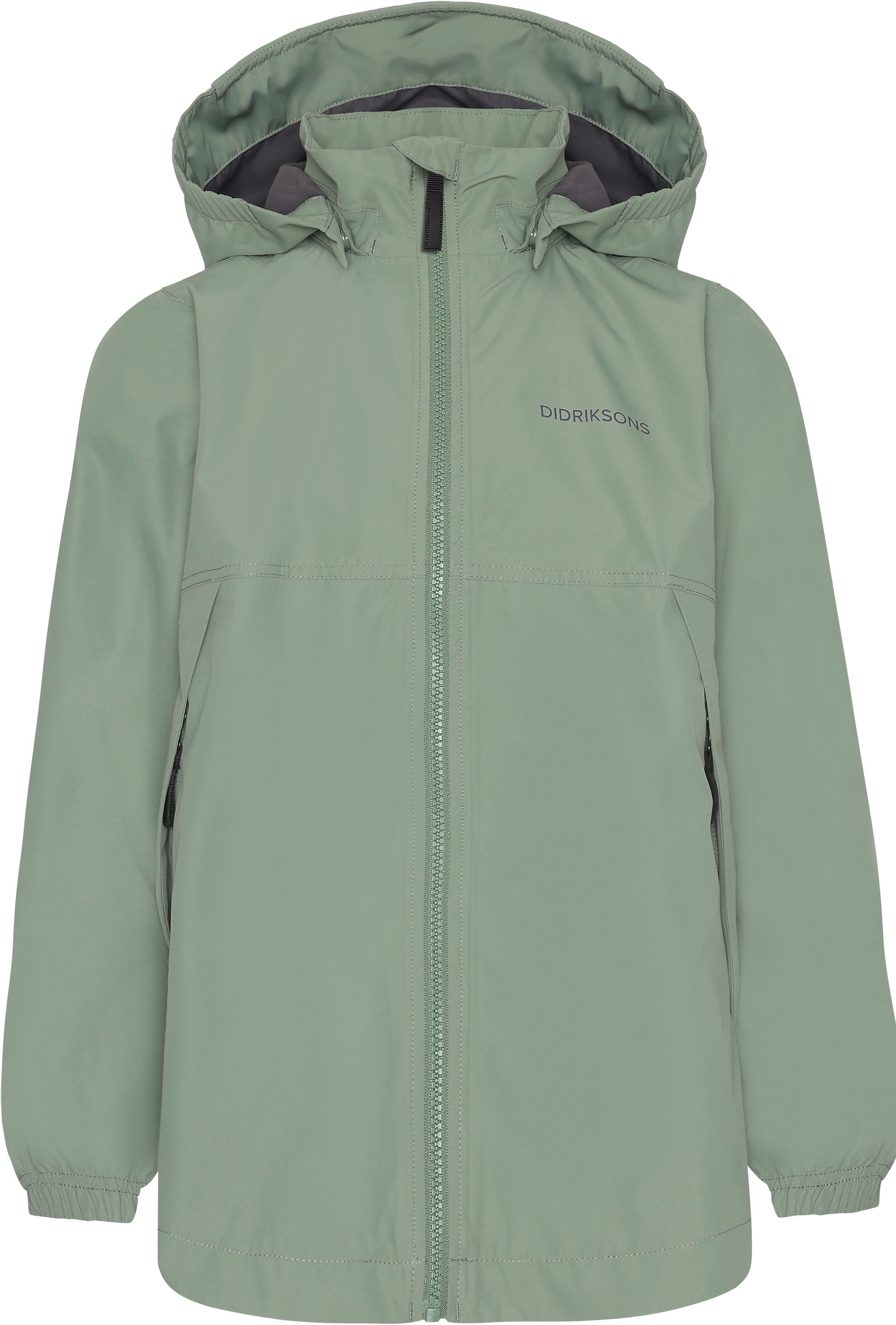 Meliss Kids' Jacket - Light Moss - Barn - Vårjacka - Grön - Storlek: 130 - Didriksons