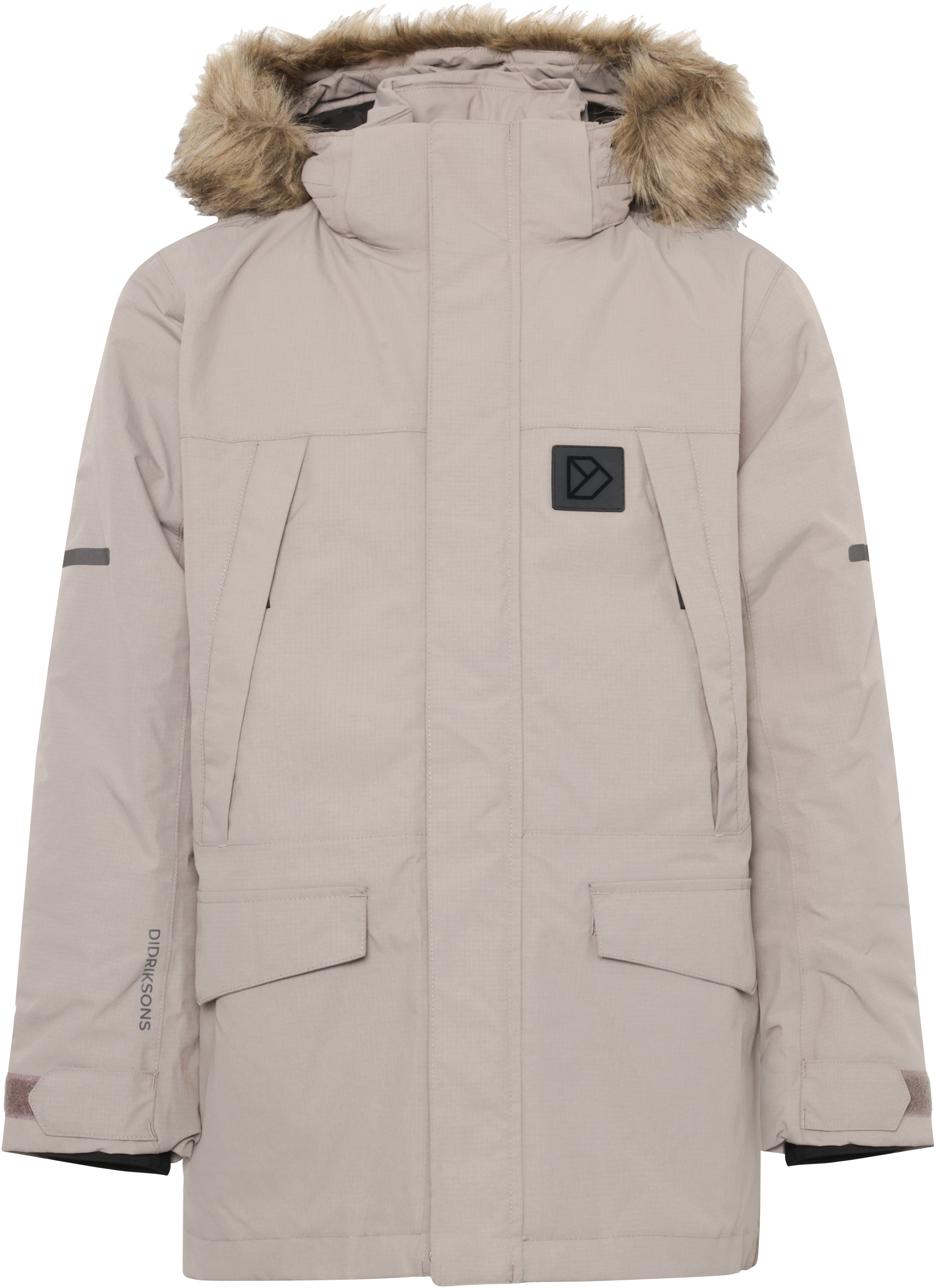 Sylvin Kids' Parka - Ash Brown - Kids' Winter jacket - Brown - Size: 170 - Didriksons