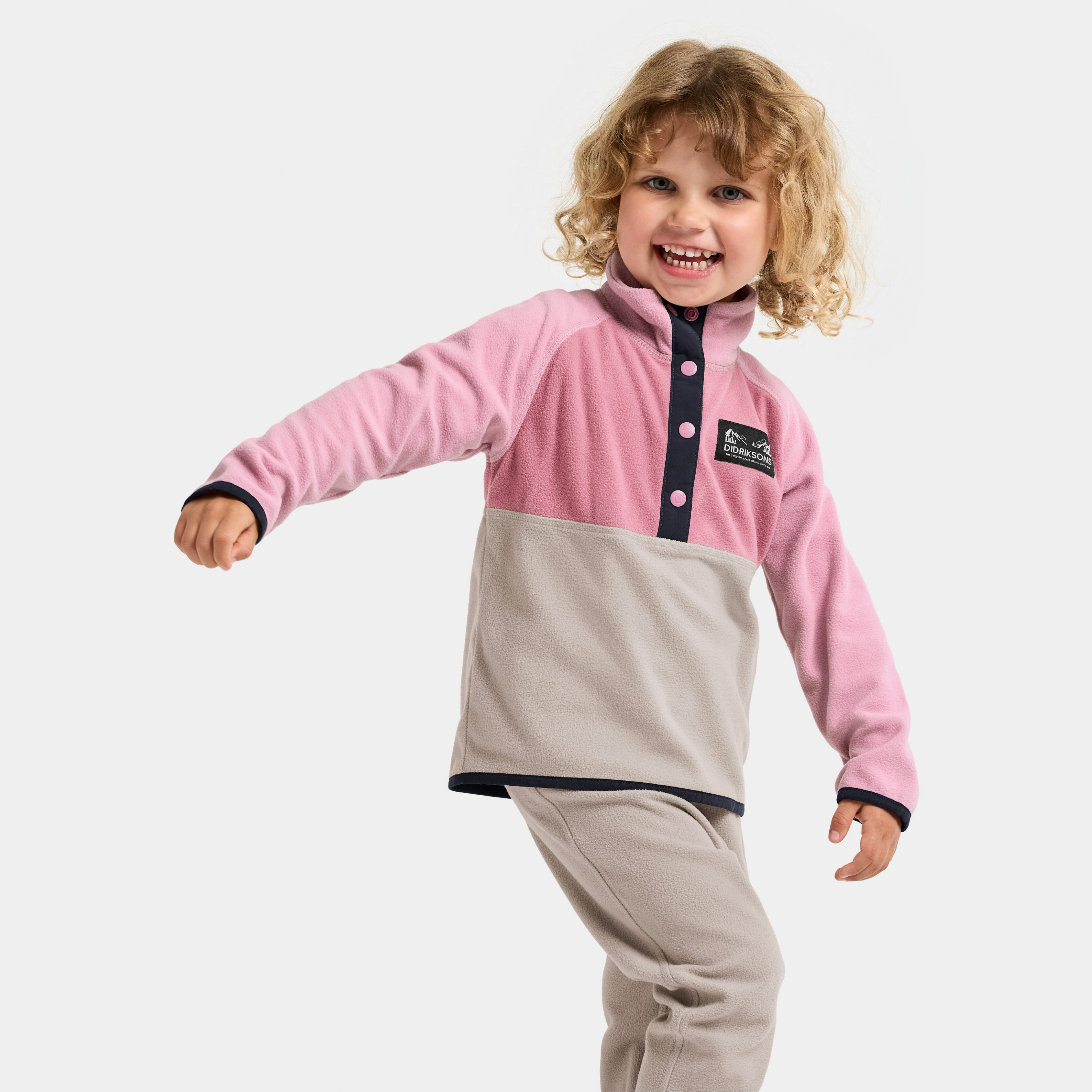 Monte Kids' Half Button - Didriksons