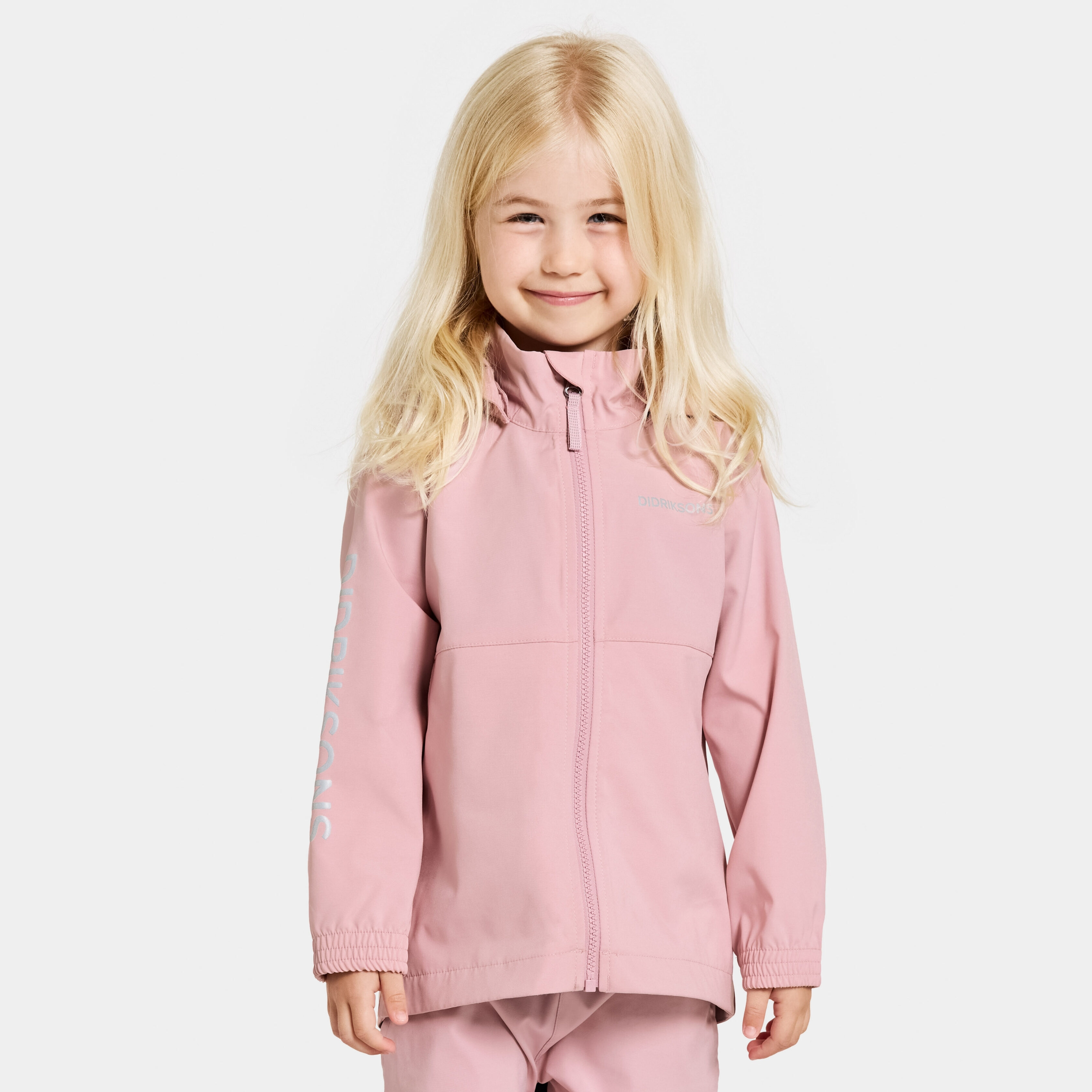 Hallon Kids' jacket - Soft Pink - Kids' Spring Jacket - Pink - Size: 130 - Didriksons