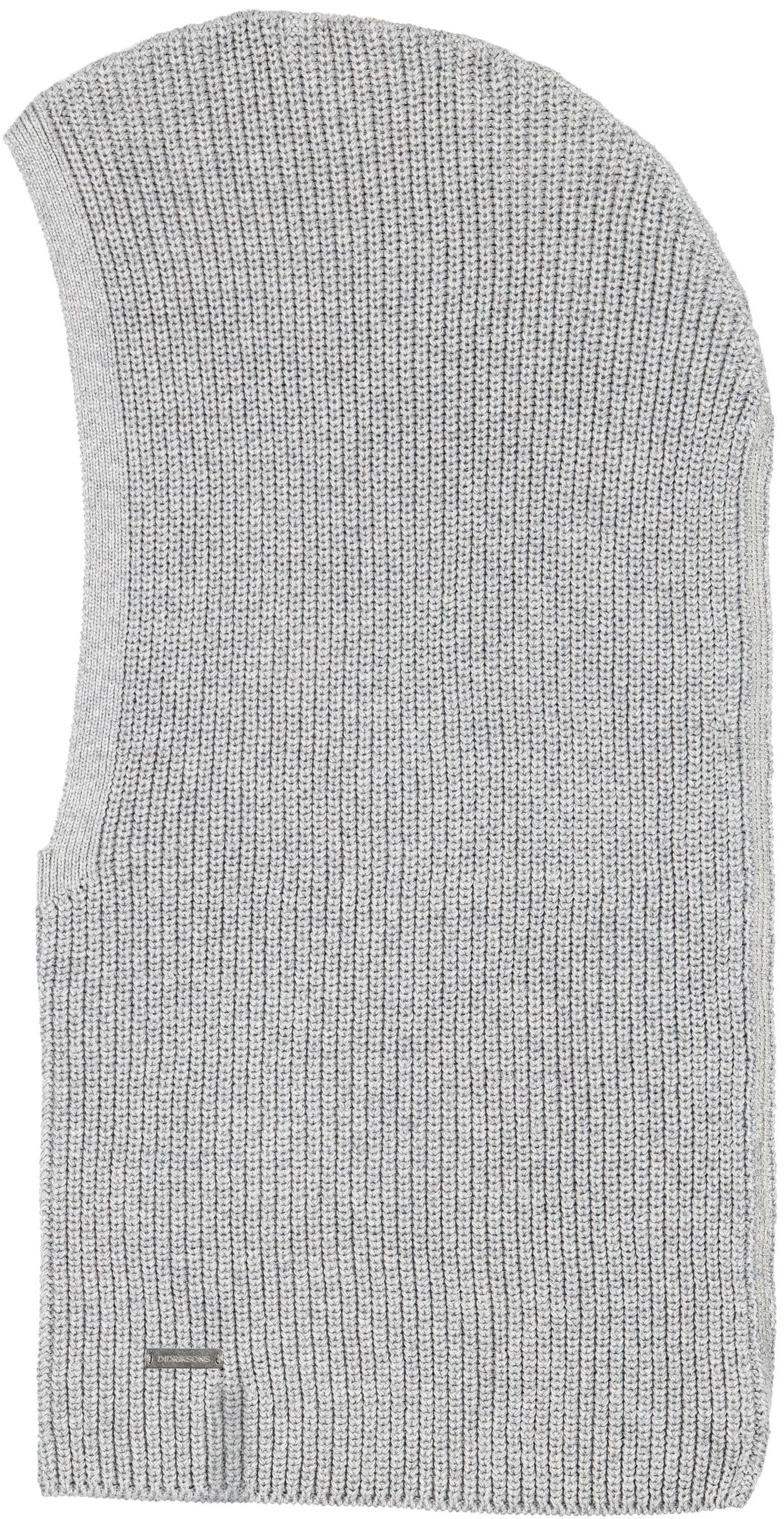 Galia Hood - Grey melange - Unisex Balaclava - Gray - Size: One Size - Didriksons