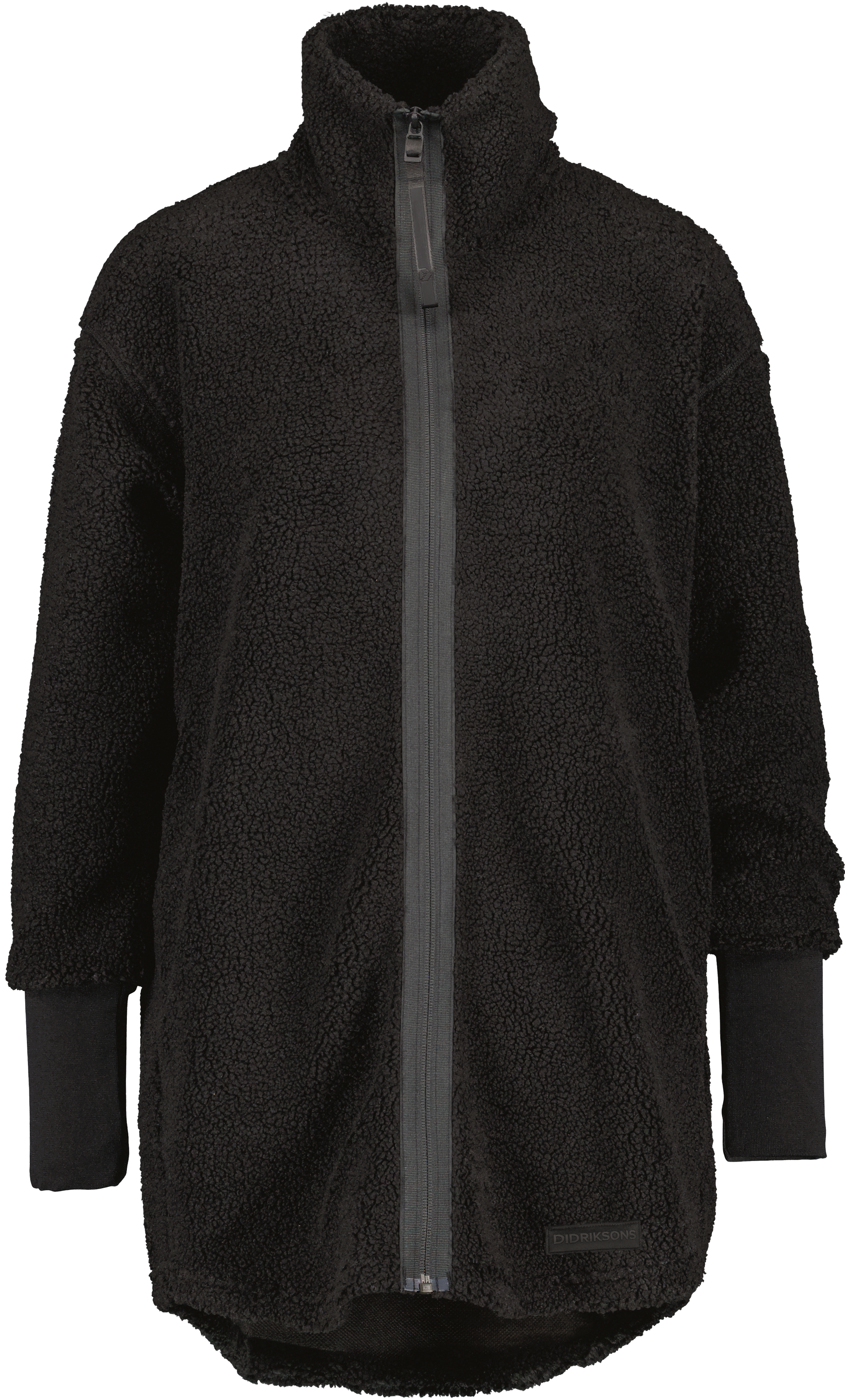 Tola Full-Zip - Black - Naiset - Pile-fleece - Musta - Koko: 40 - Didriksons