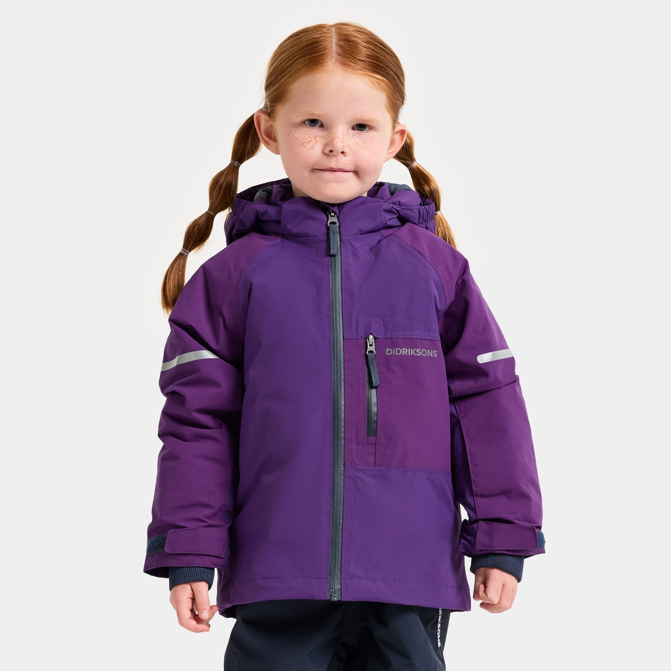 Falken Kids' Jacket - Royal Purple - Kids' Outdoor Jacket - Purple - Size: 120 - Didriksons