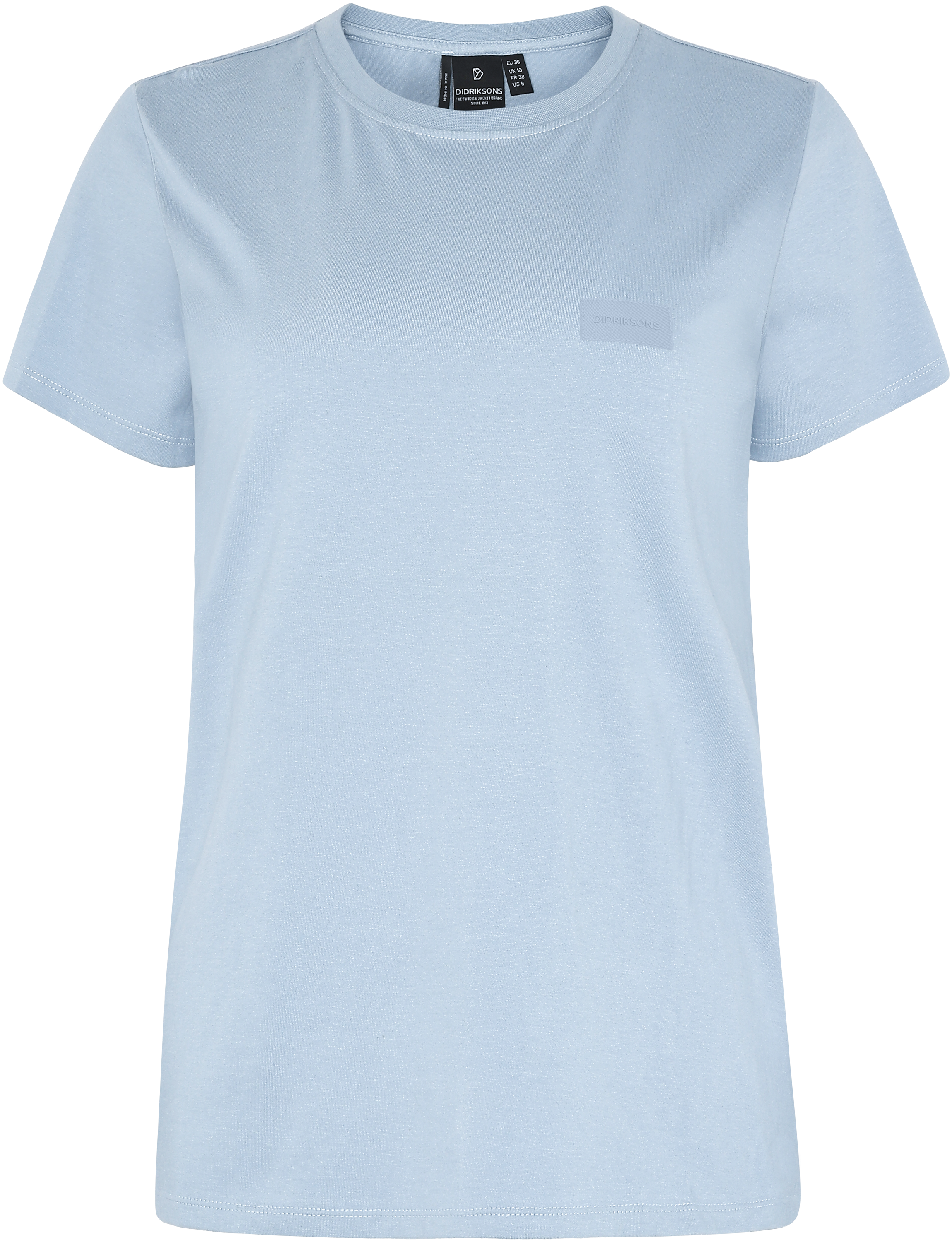 Holly T-shirt - Cloud Blue - Damen - T-shirt - Blau - Größe: 40 - Didriksons