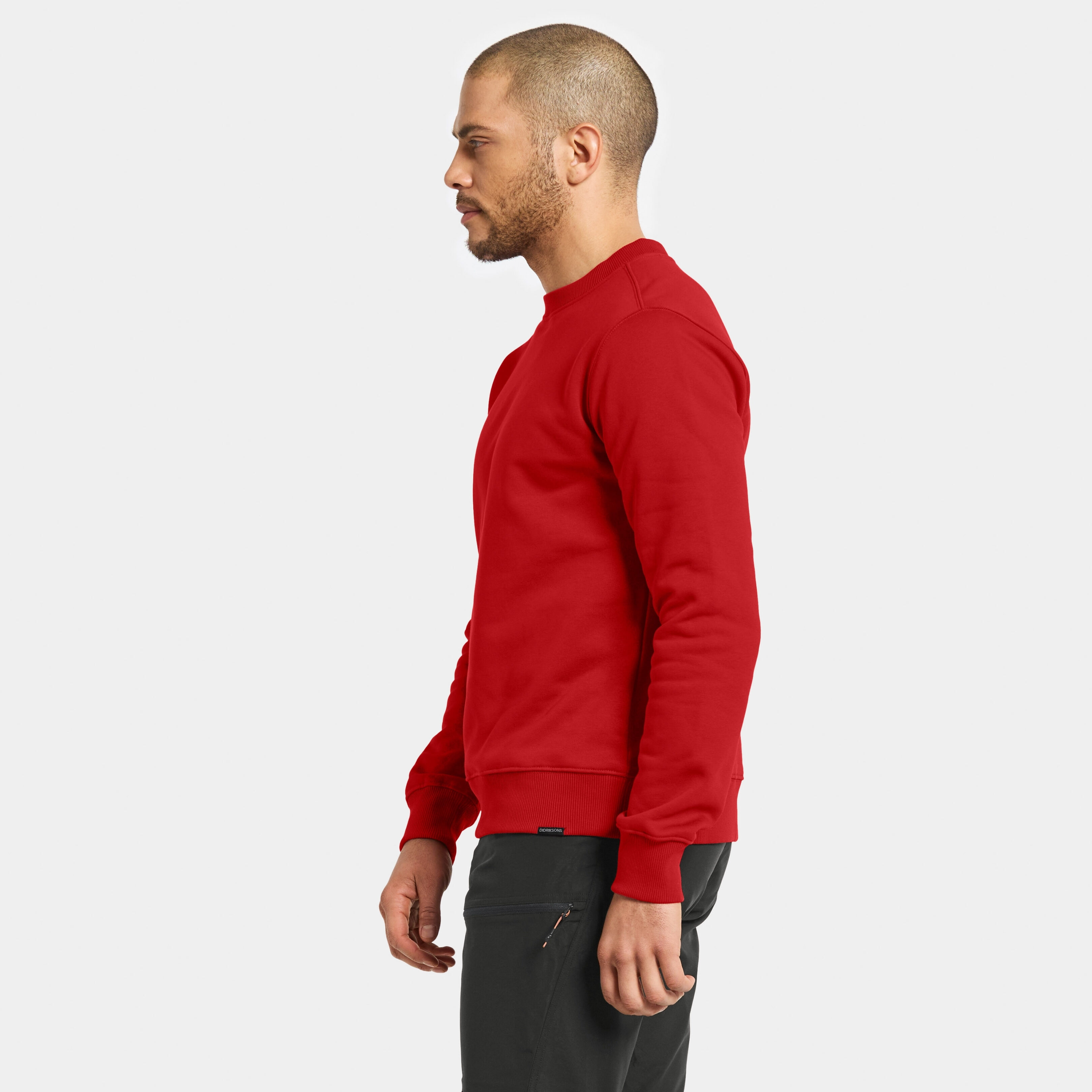 Fyn Sweater - Pomme Red - Men's Sweatshirt - Red - Size: XXXL - Didriksons