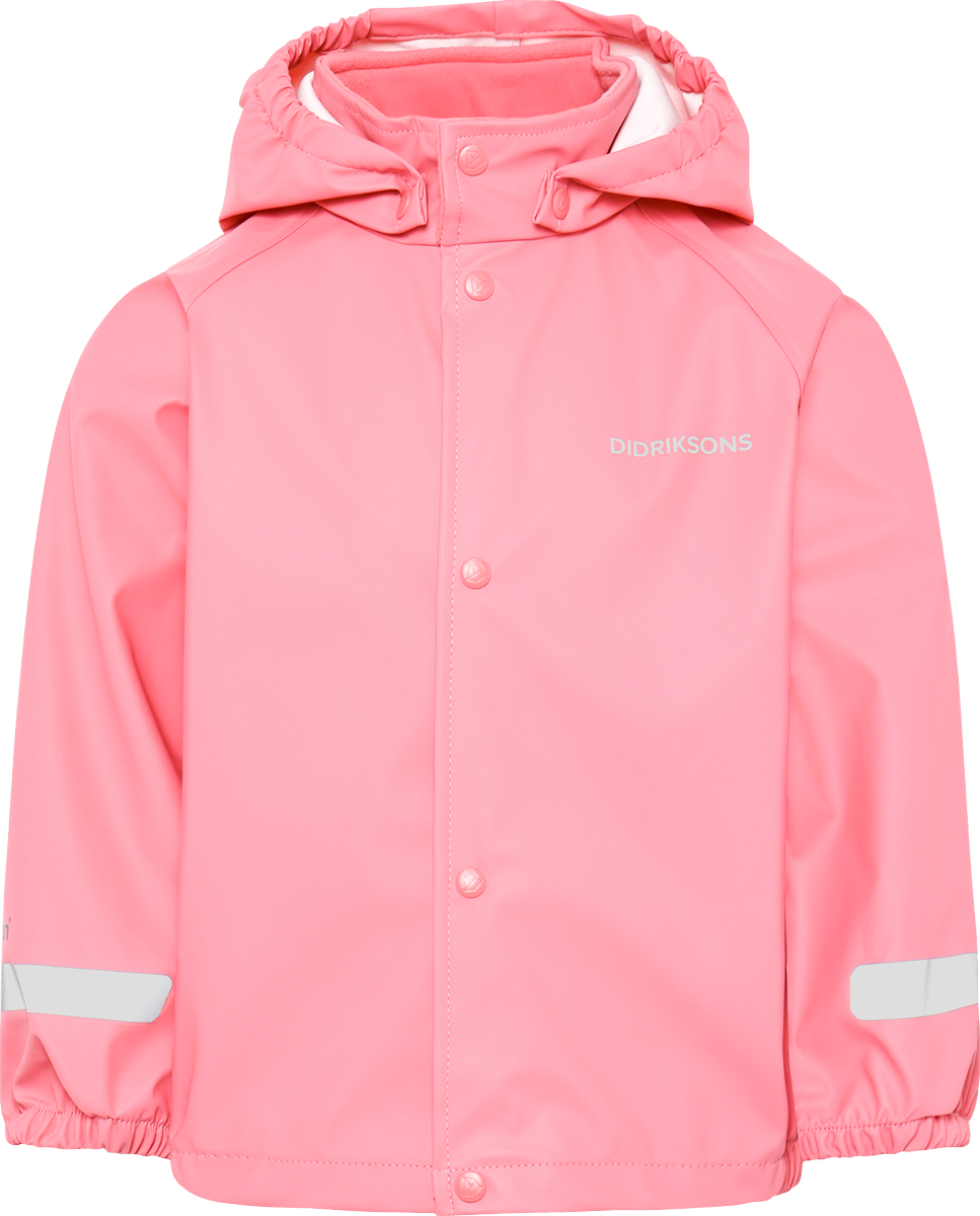 Slaskeman Kids ́ Jacket - Dusty Azalea - Kids' Waterproof Jacket - Pink - Size: 80 - Didriksons