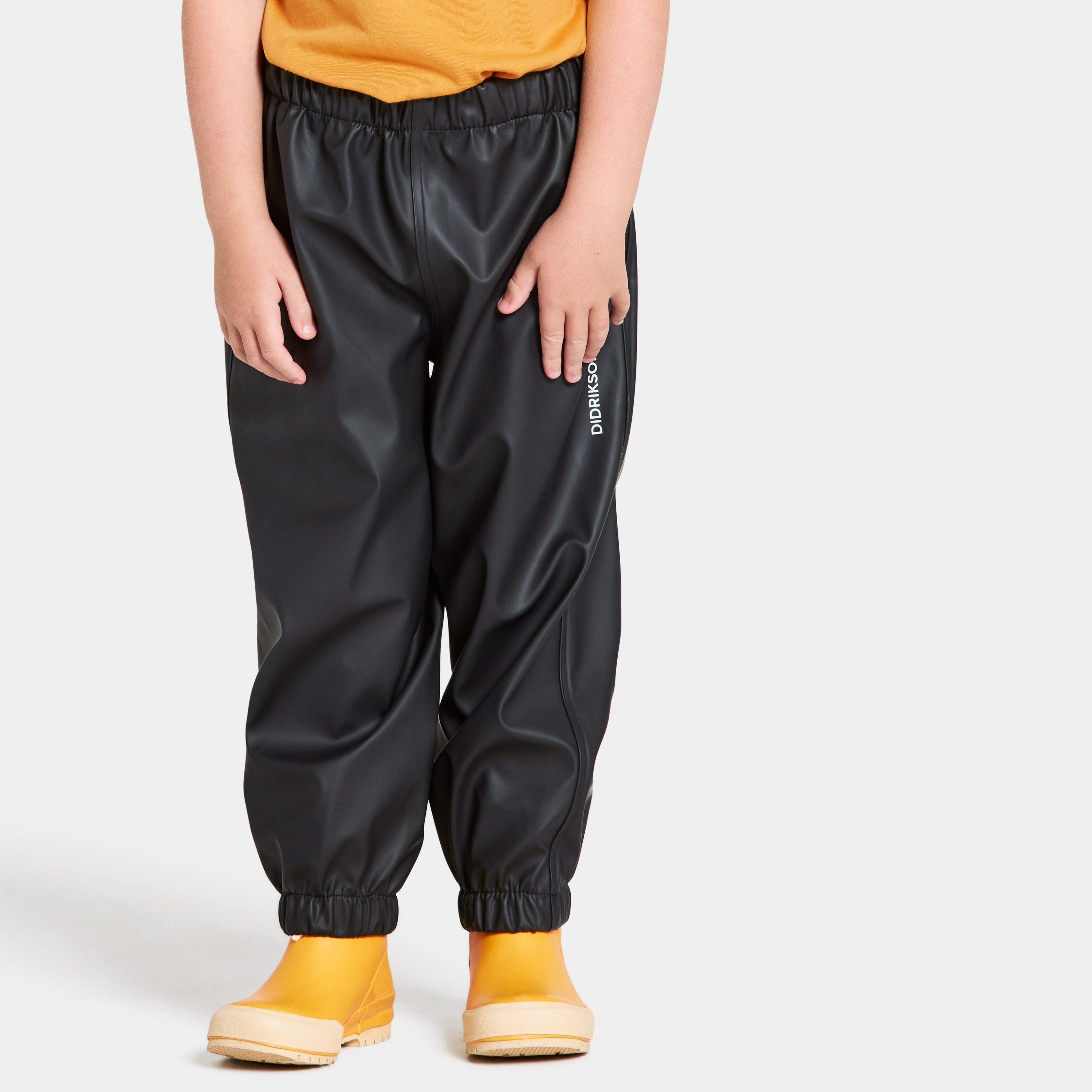 Midjeman Kid's Pants - Black - Kids' Waterproof Trousers - Black - Size: 140 - Didriksons