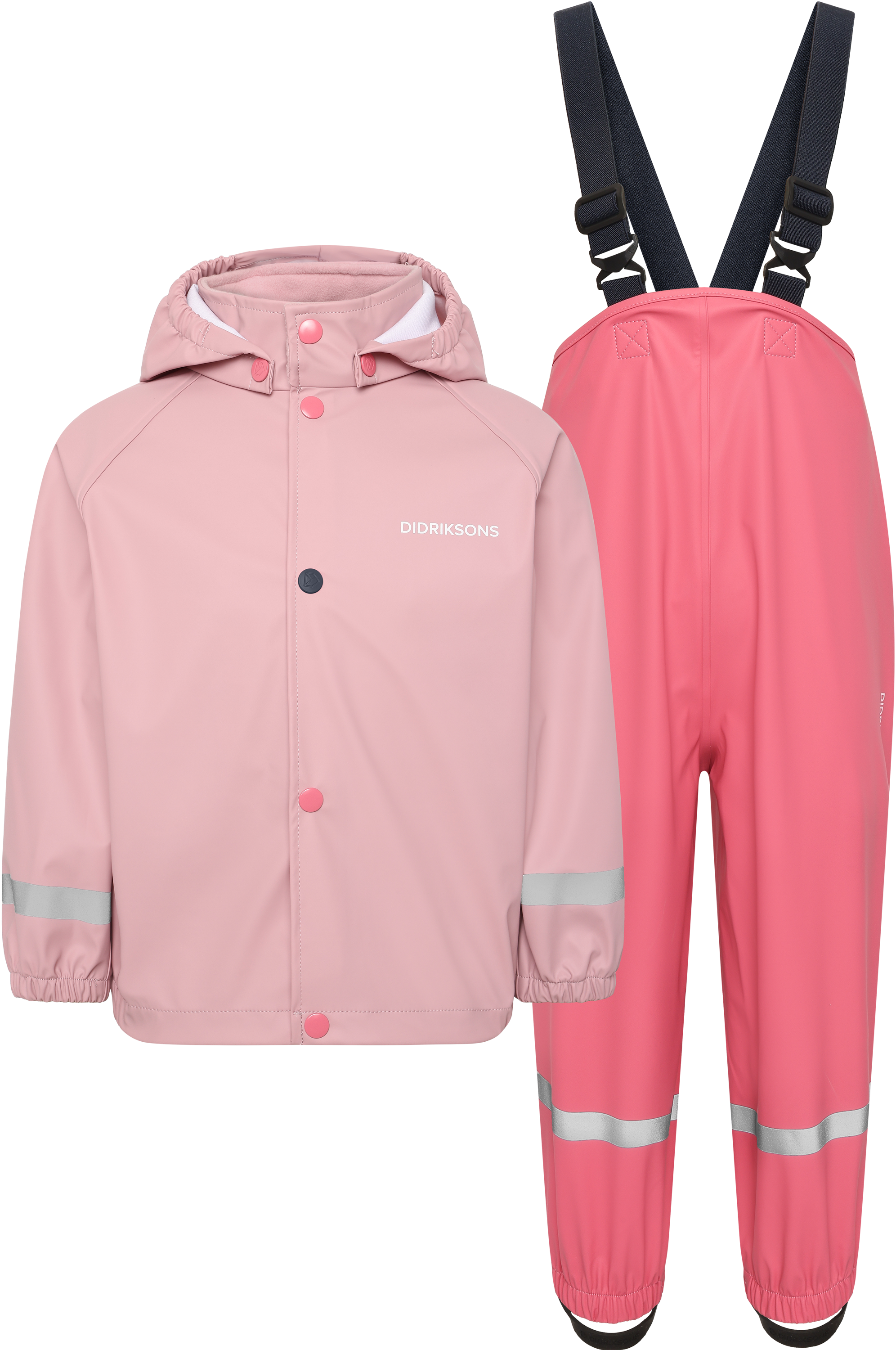 Slaskeman Kids' Set - Soft Pink - Barn - Regnställ - Rosa - Storlek: 110 - Didriksons