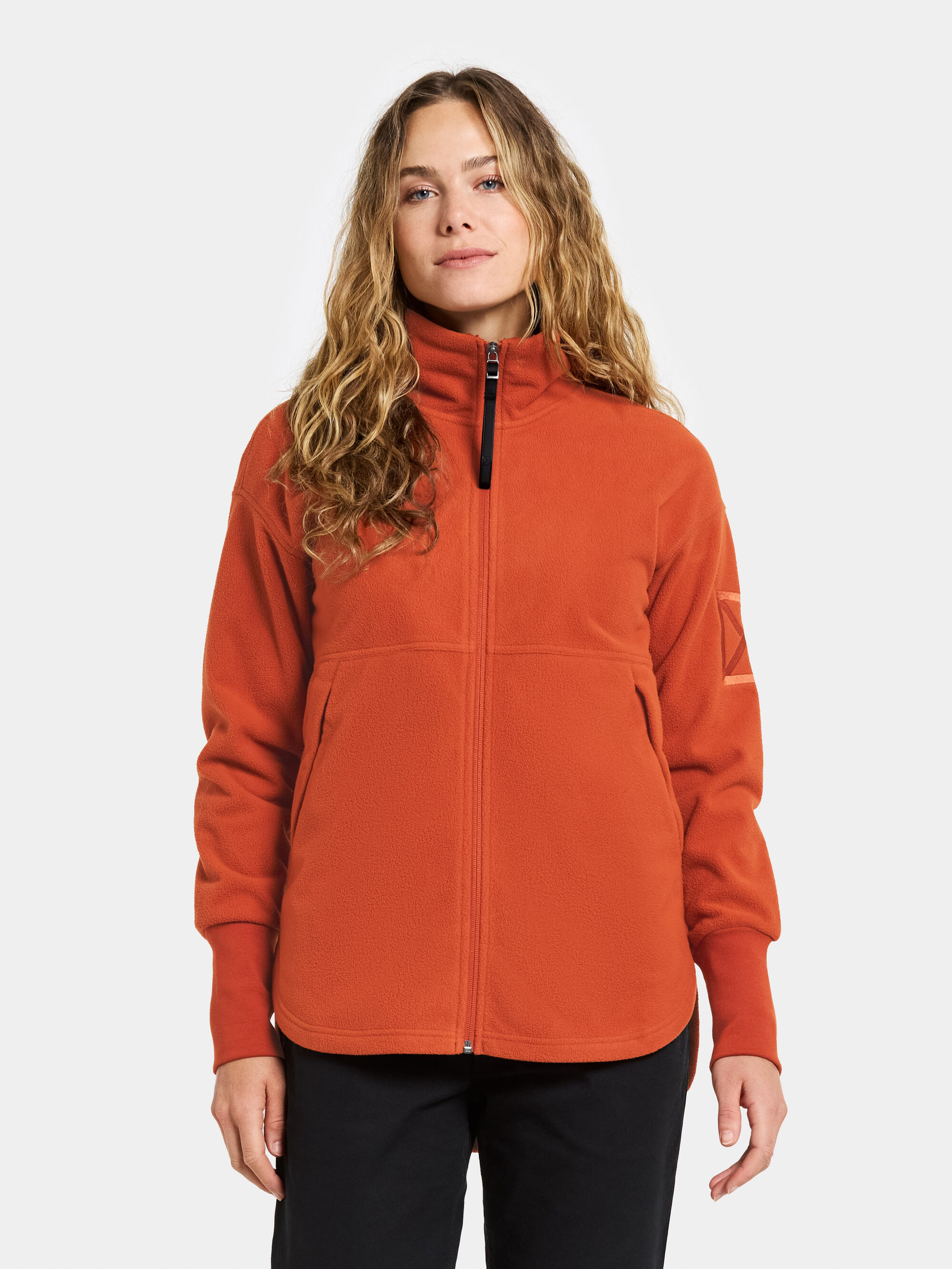 RONJA Didriksons Womens Ronja Full Zip Sweater