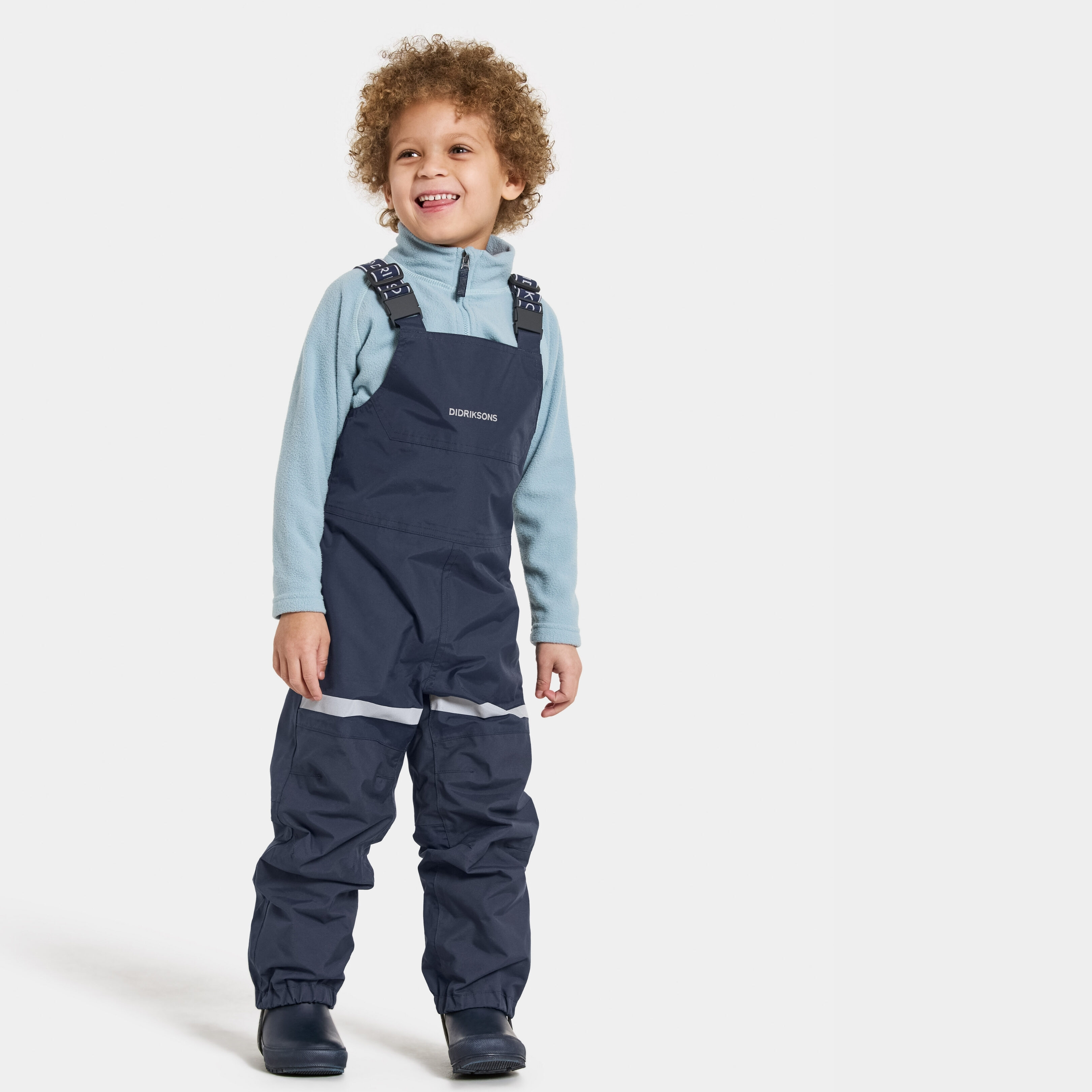 Pilvi Kids' Pant - Navy - Kids' Shell Pants - Blue - Size: 120 - Didriksons