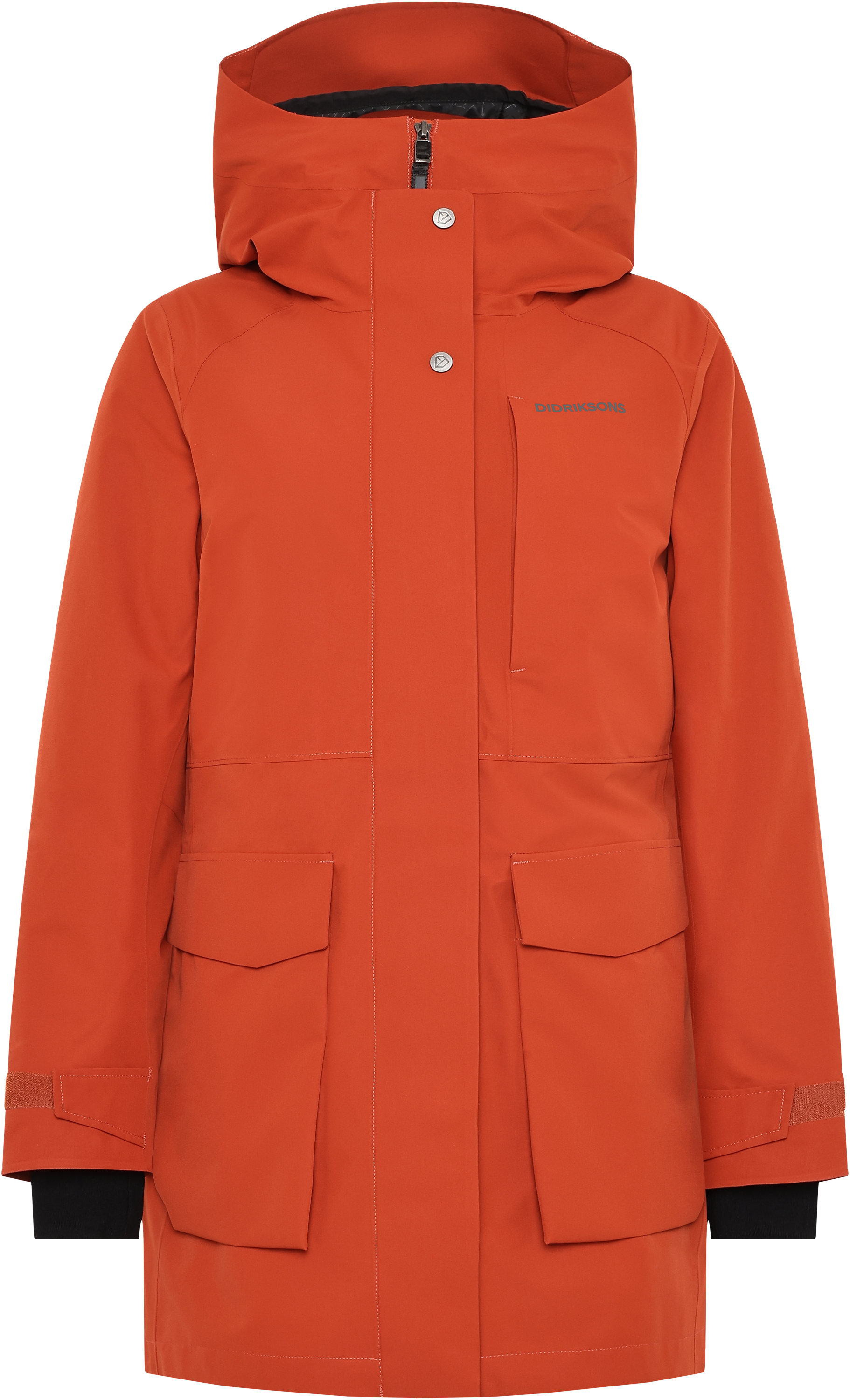 Harriet Parka - Rust - Women's Autumn jacket - Red - Size: 40 - Didriksons