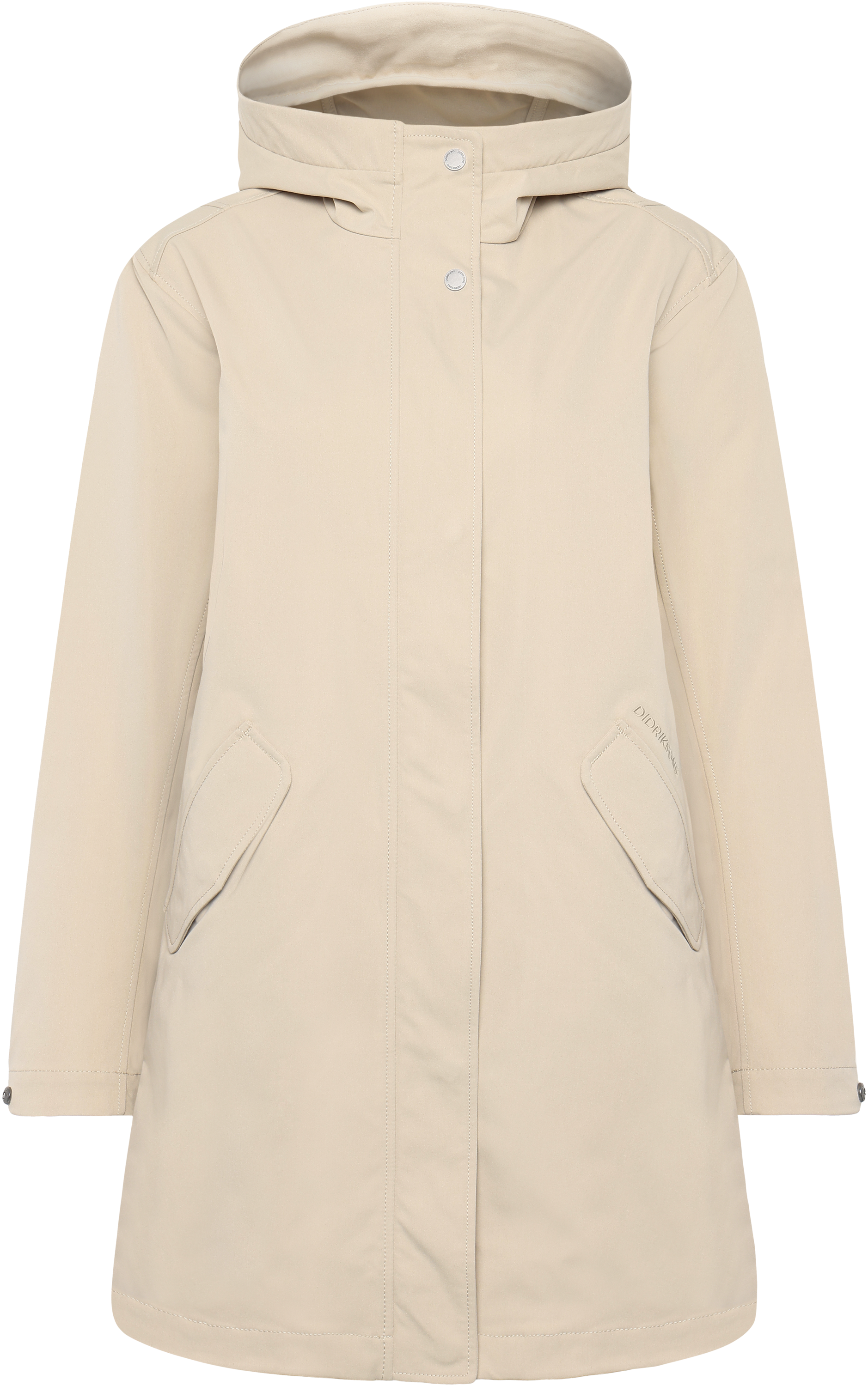 Naomi Parka - Clay Beige - Naiset - Kevättakit - Beige - Koko: 44 - Didriksons
