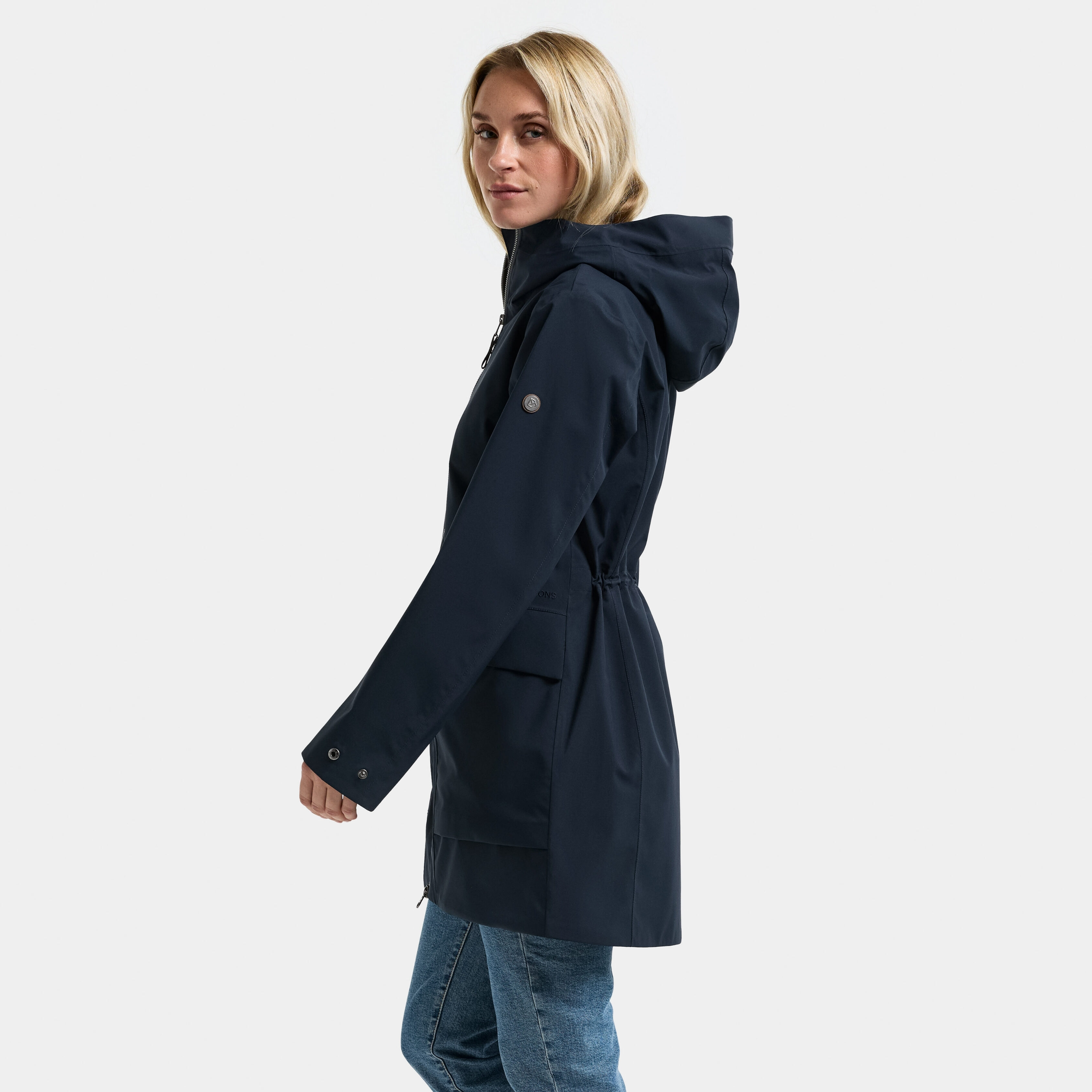 Folka Parka - Dark Night Blue - Dam - Vårjacka - Blå - Storlek: 38 - Didriksons