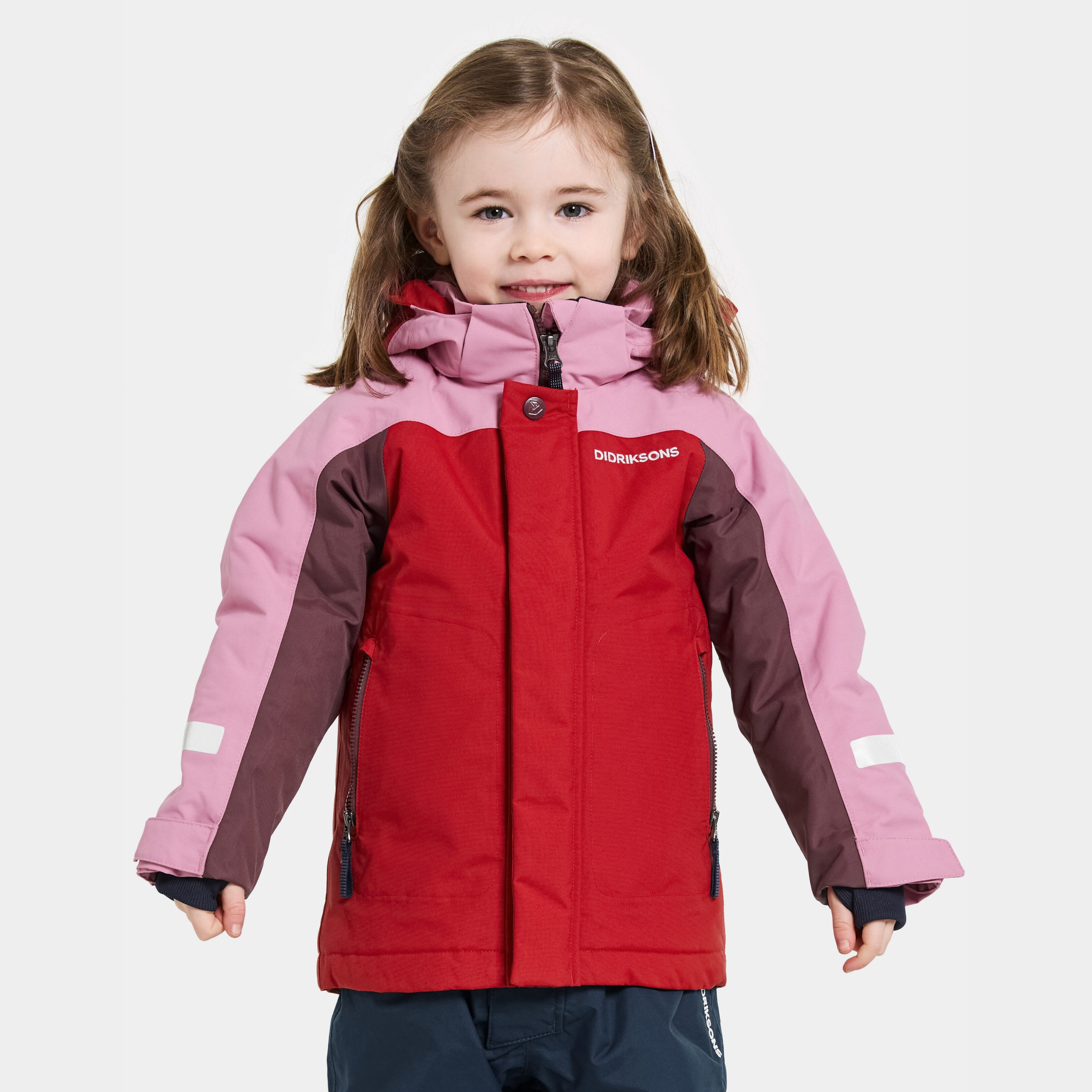 Neptun Kids' Jacket - Pomme Red - Kids' Autumn jacket - Red - Size: 90 - Didriksons