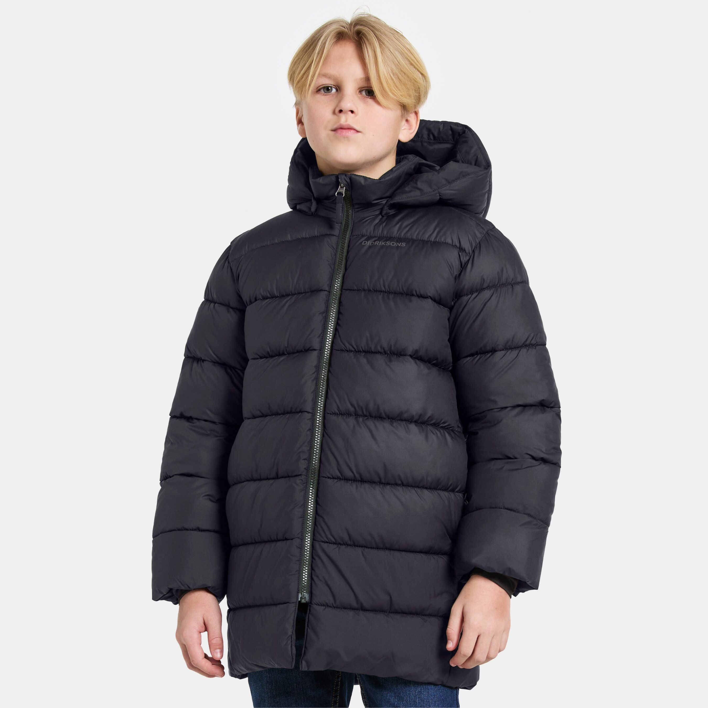 Scoria Kids' Parka - Black - Kids' Winter jacket - Black - Size: 130 - Didriksons