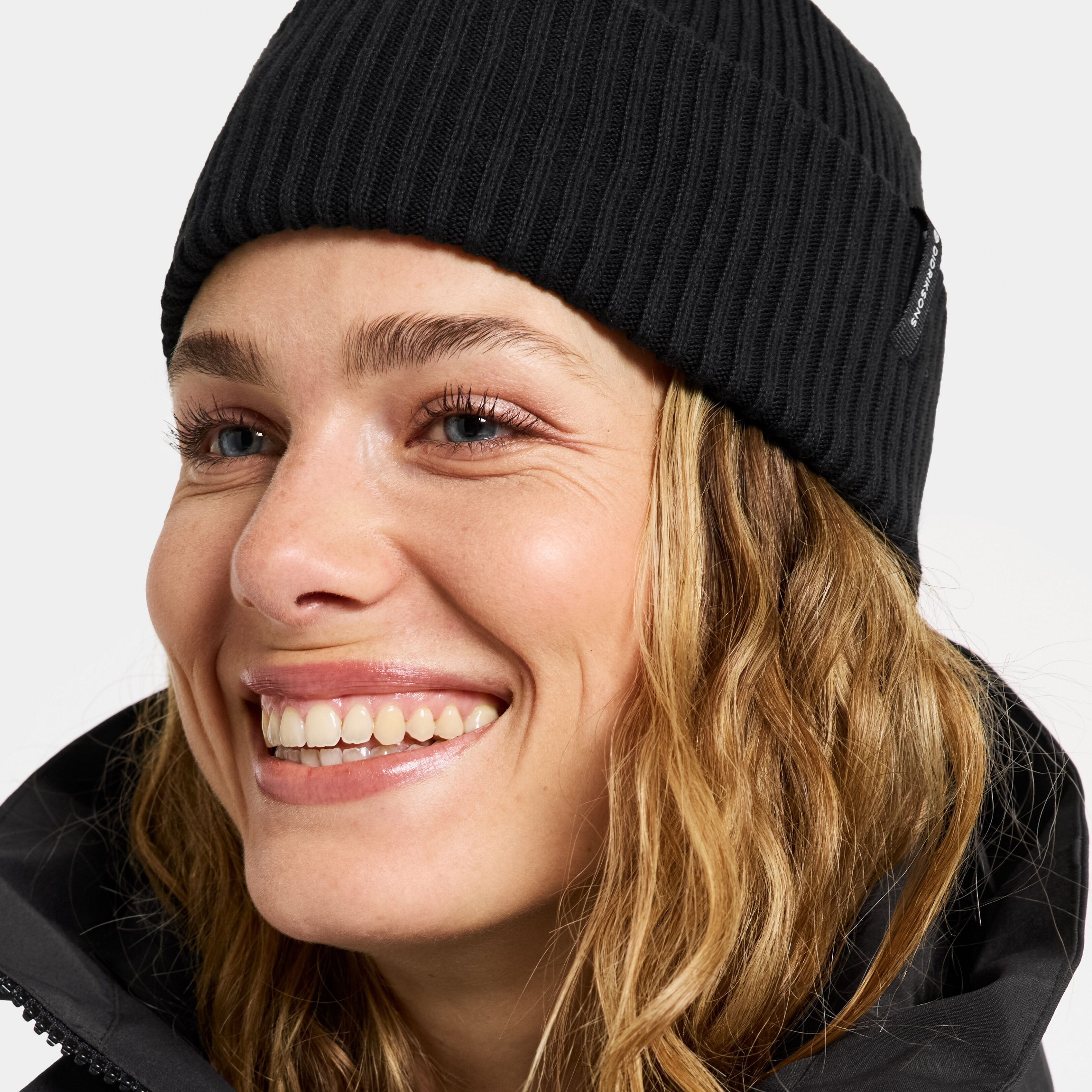 Delmar Beanie - Black - Unisex Hat - Black - Size: One Size - Didriksons
