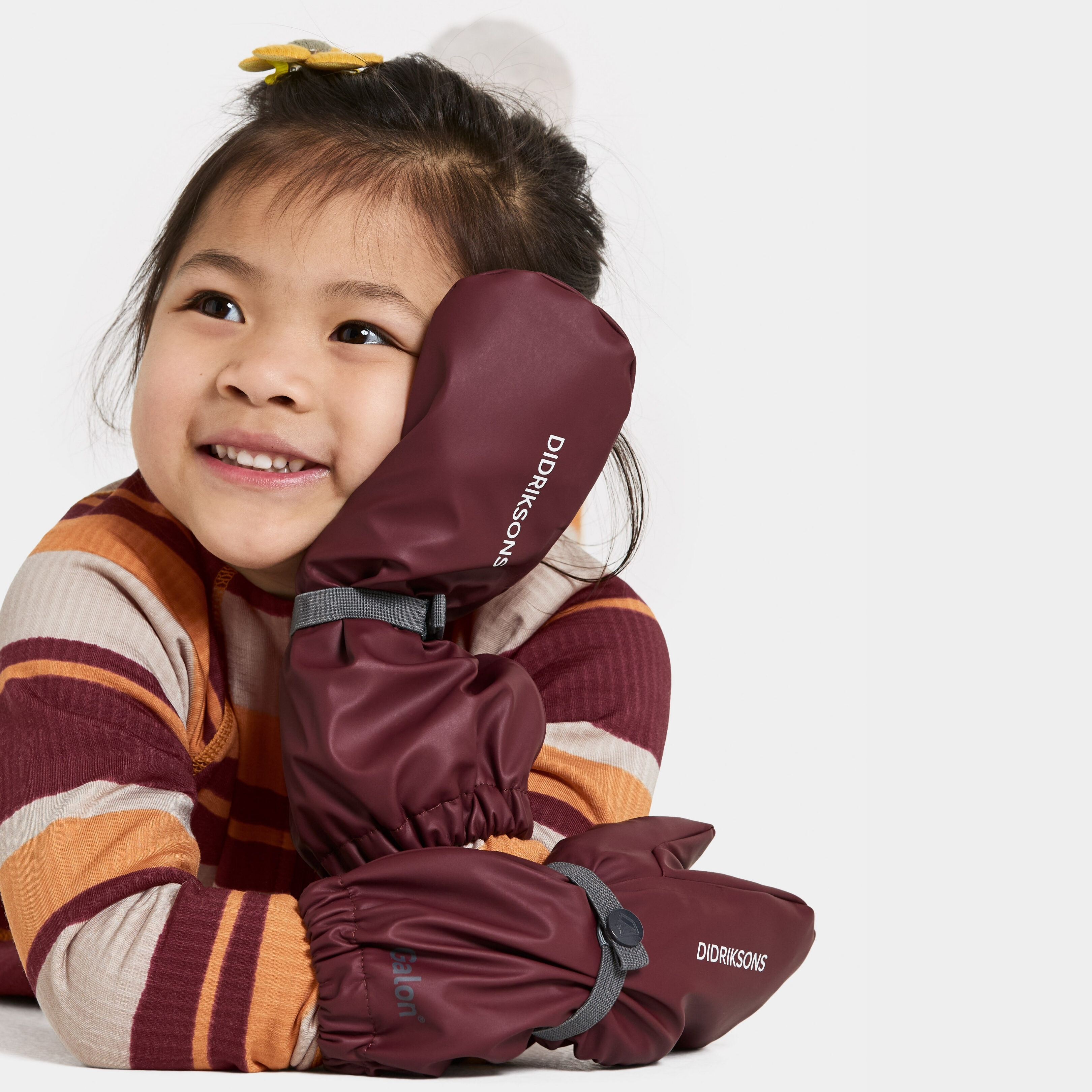 Pileglove Kid's Galon - Anemon Red - Barn - Fodrade vantar - Röd - Storlek: 2 Year - Didriksons