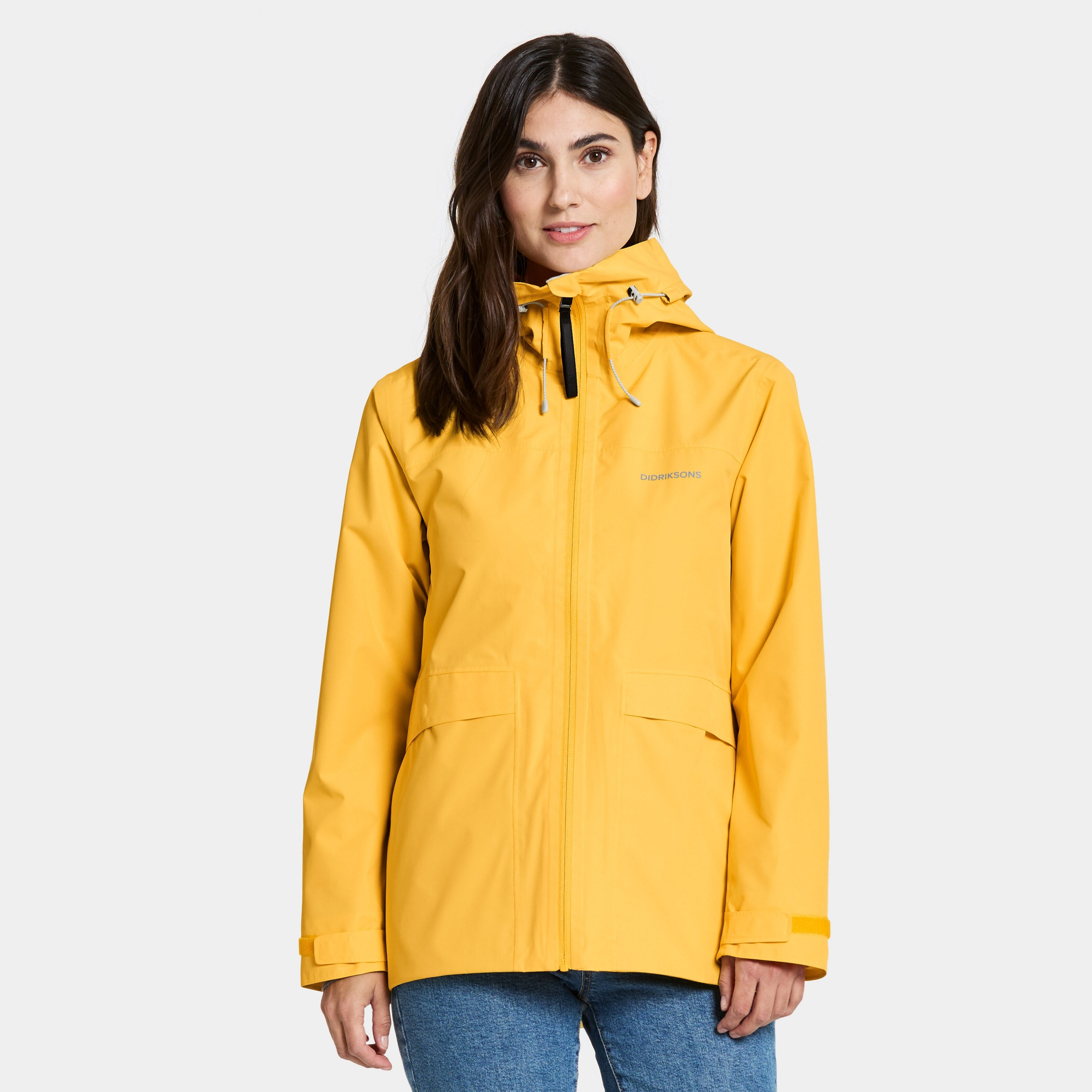 Wide Jacket - Warm Yellow - Dame - Vårjakke - Gul - Størrelse: 50 - Didriksons