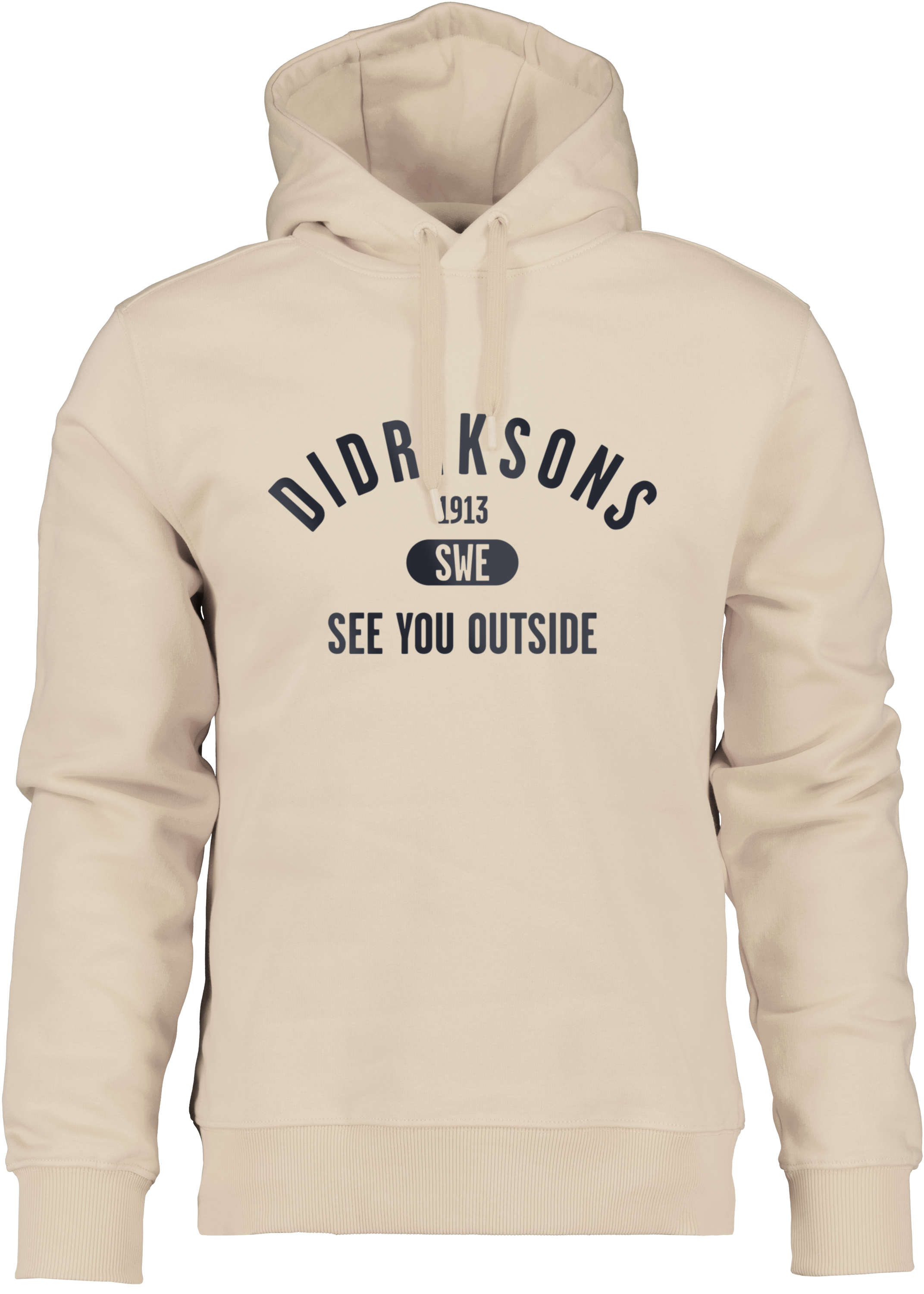 Ven Hoodie Collegiate - Light Beige - Men's Sweater - Beige - Size: XS - Didriksons