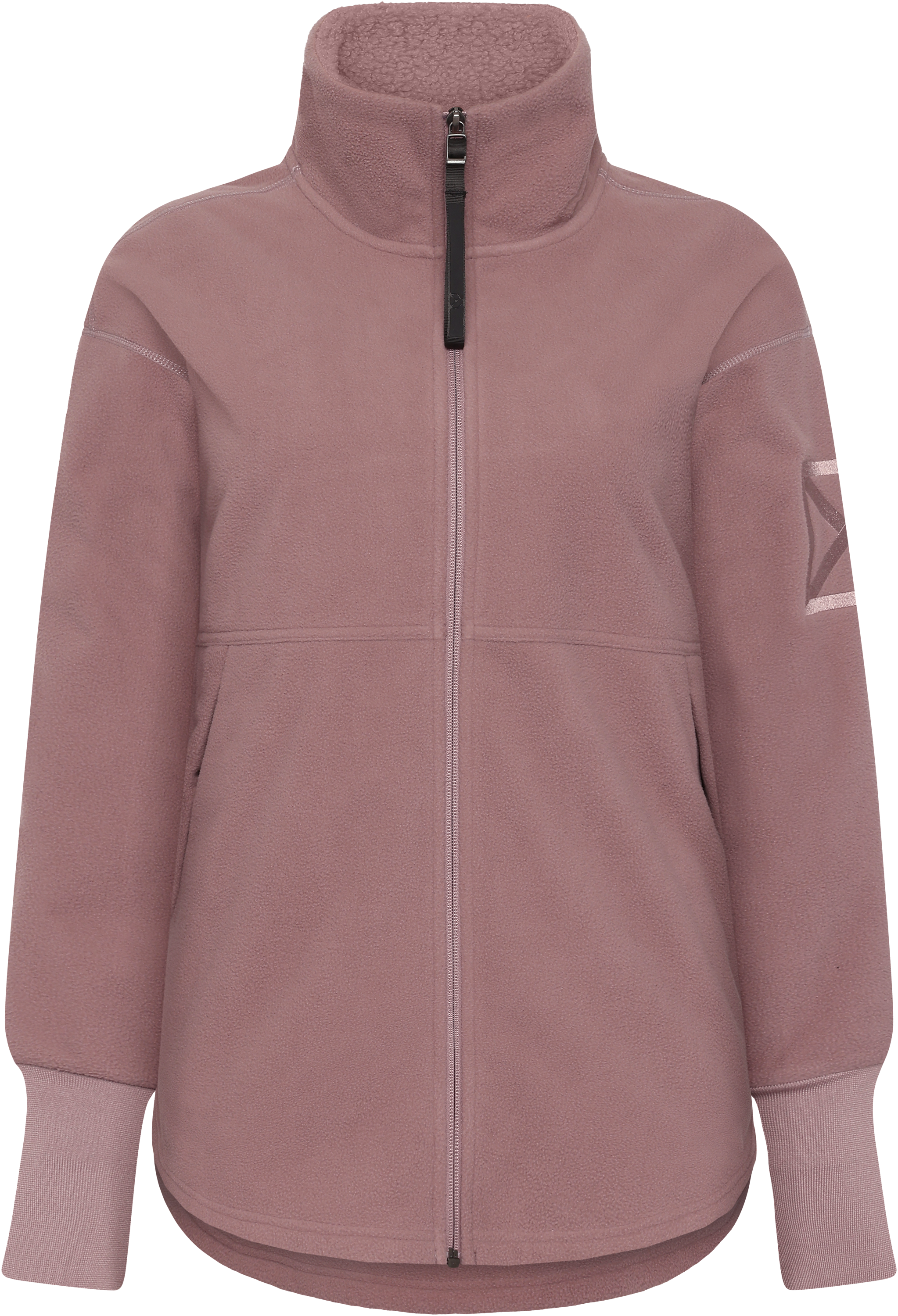 Ronja Fullzip - Faded Wine - Dam - Fleece - Lila - Storlek: 46 - Didriksons