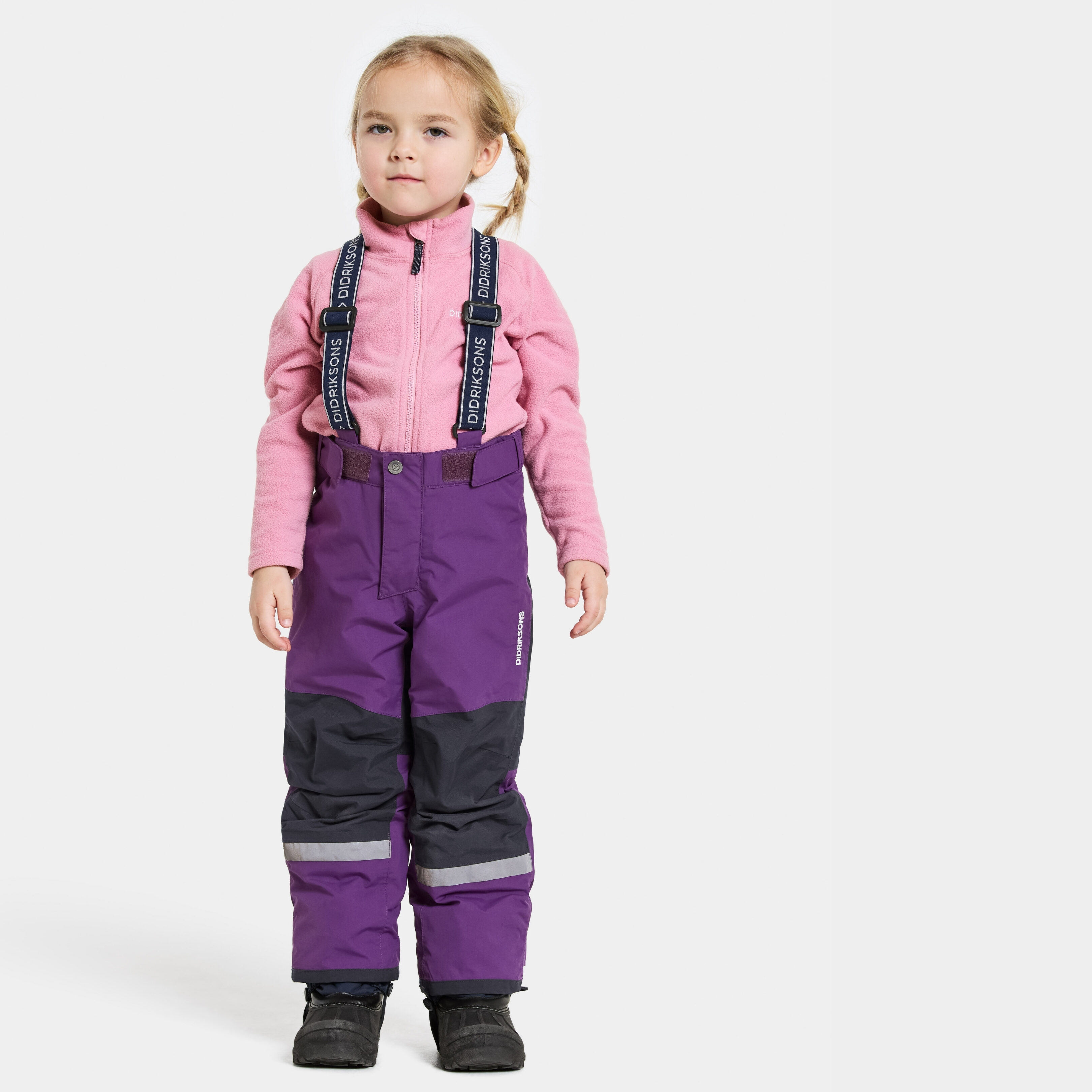 Idre Kids' Pants - Royal Purple - Kids' Waterproof Trousers - Purple - Size: 80 - Didriksons