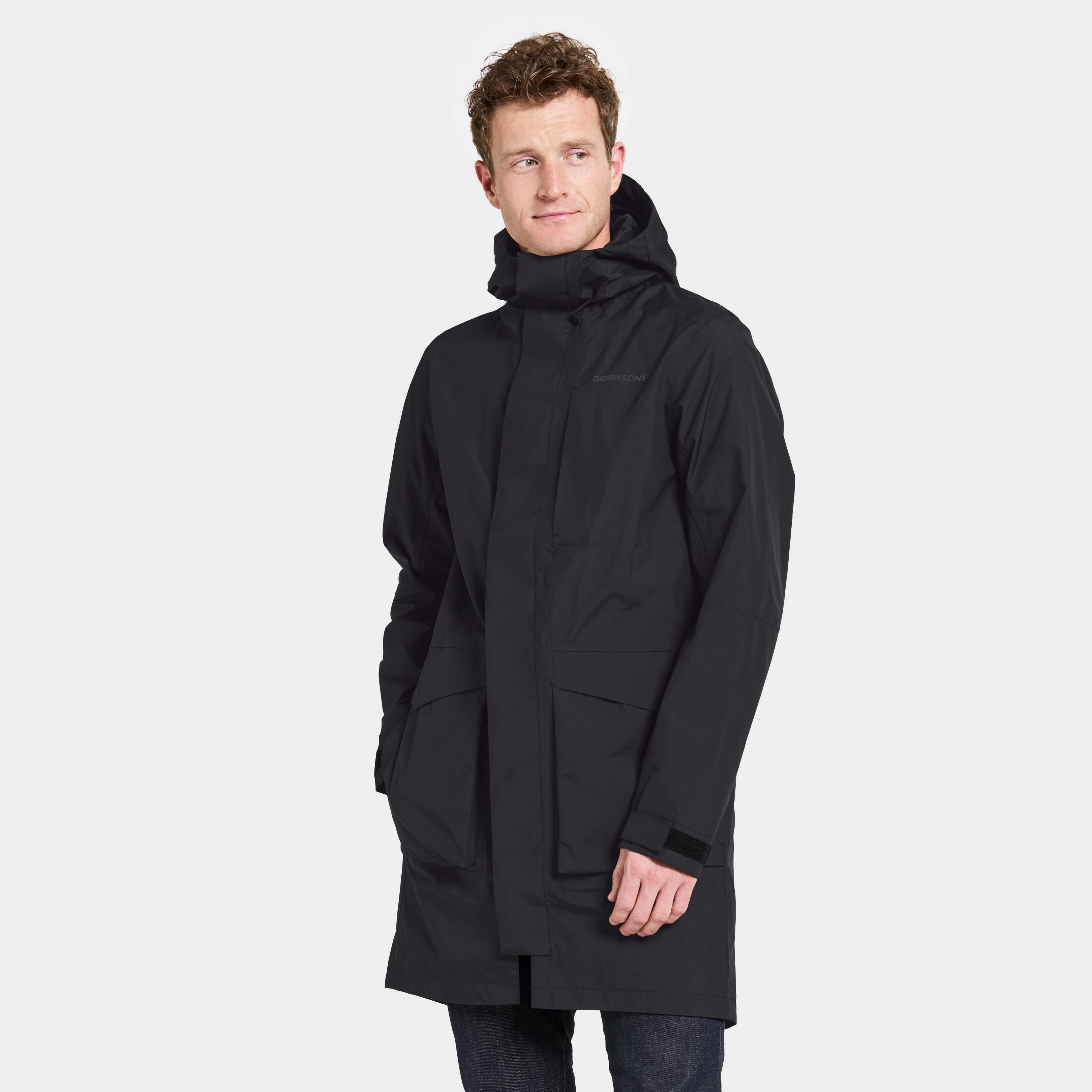 Andreas Parka - Black - Men's Waterproof Parka - Black - Size: M - Didriksons