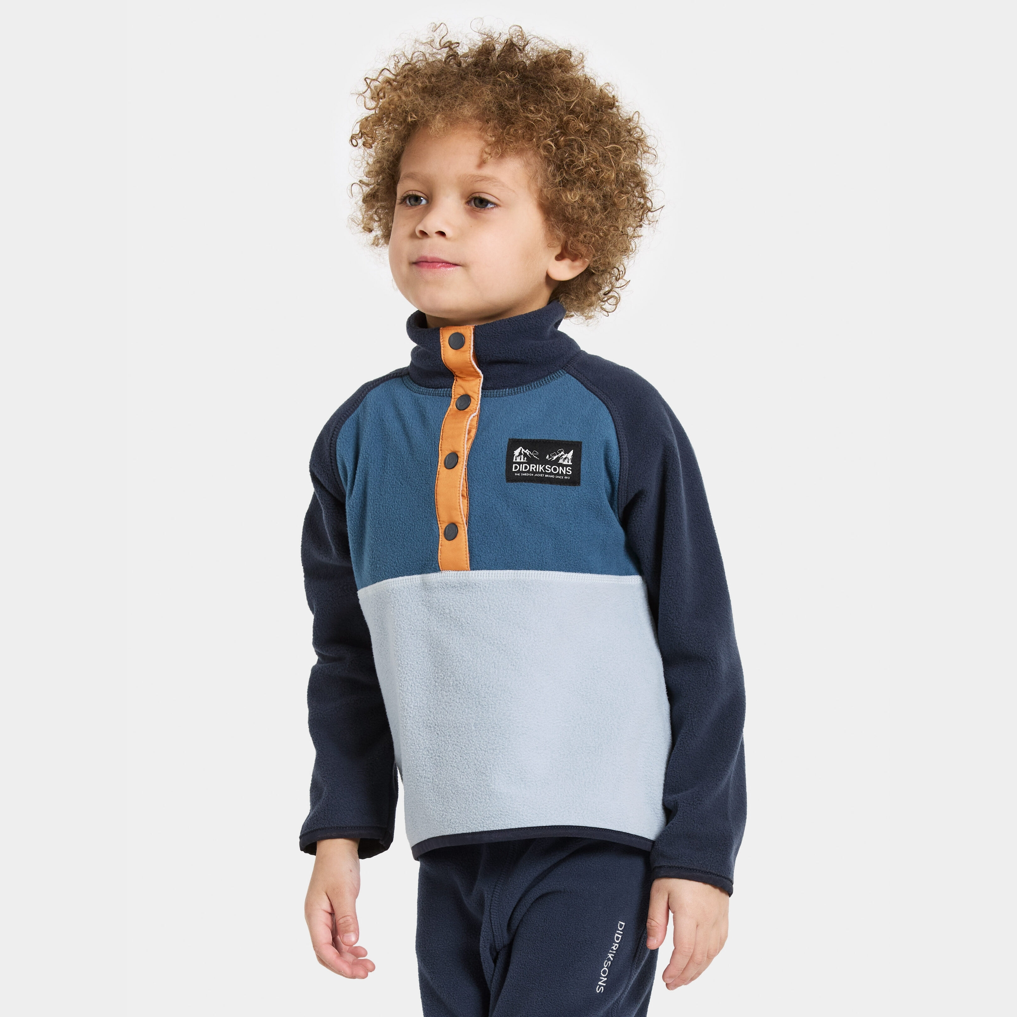 Monte Kids' Half Button , Didriksons