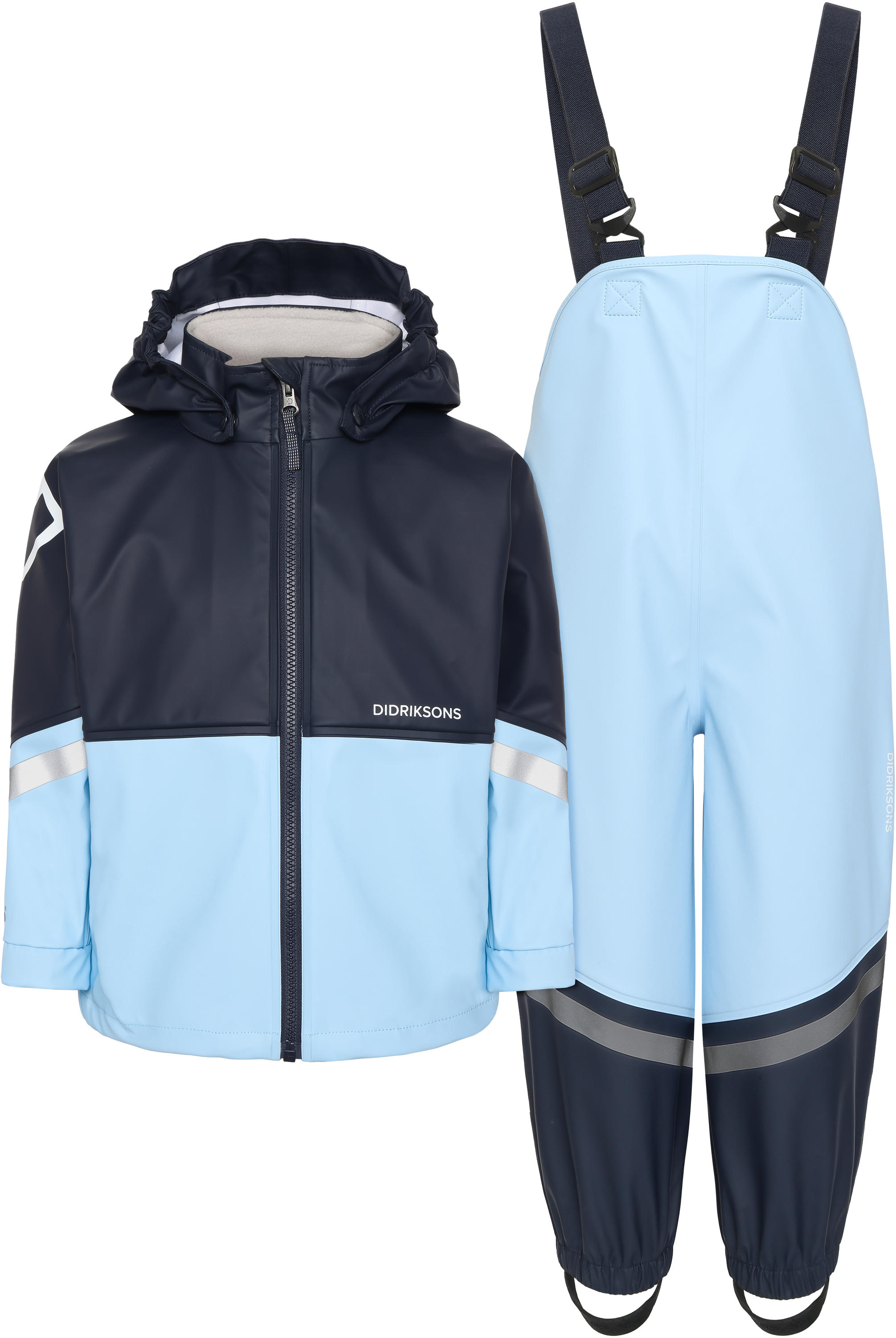 Waterman Kid's Set - Light Sea Blue - Barn - Regnställ - Blå - Storlek: 110 - Didriksons