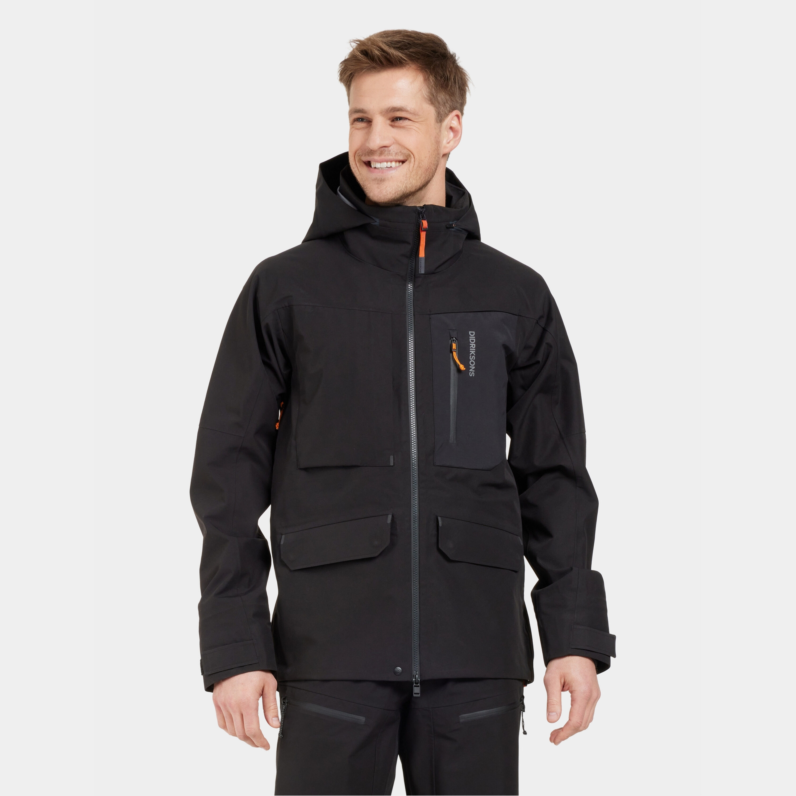 Fractus Jacket - Black - Men's Outdoor Jacket - Black - Size: XS - Didriksons