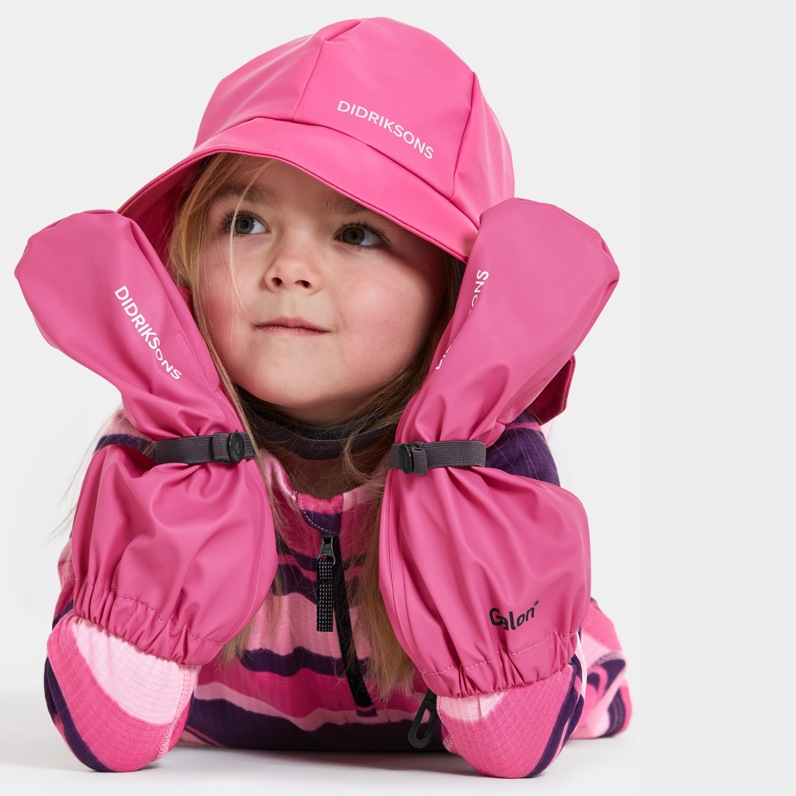 Glove Kid's Galon - Sweet pink - Barn - Ofodrade Vantar - Rosa - Storlek: 6 Year - Didriksons