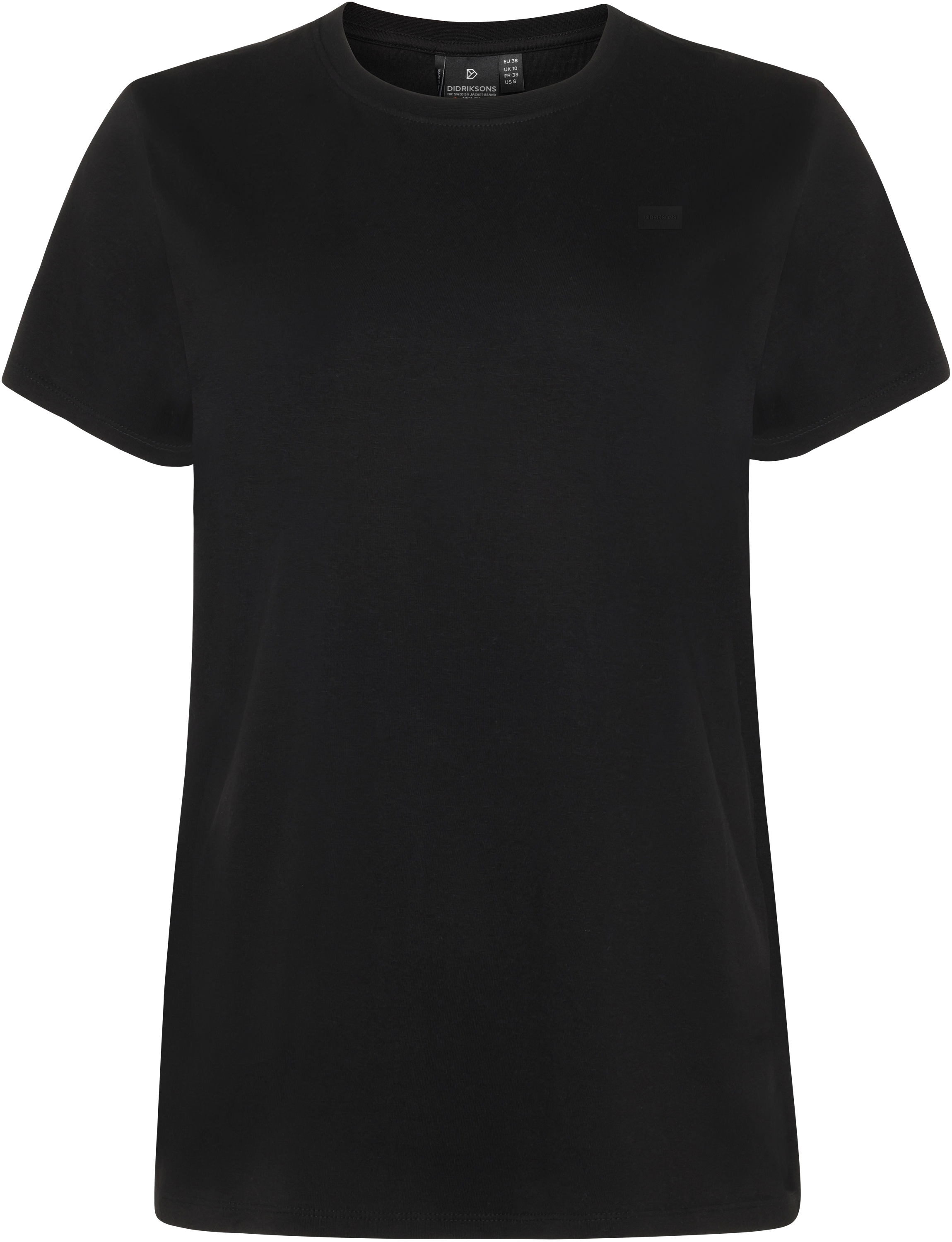 Holly T-shirt - Black - Damen - T-shirt - Schwarz - Größe: 40 - Didriksons