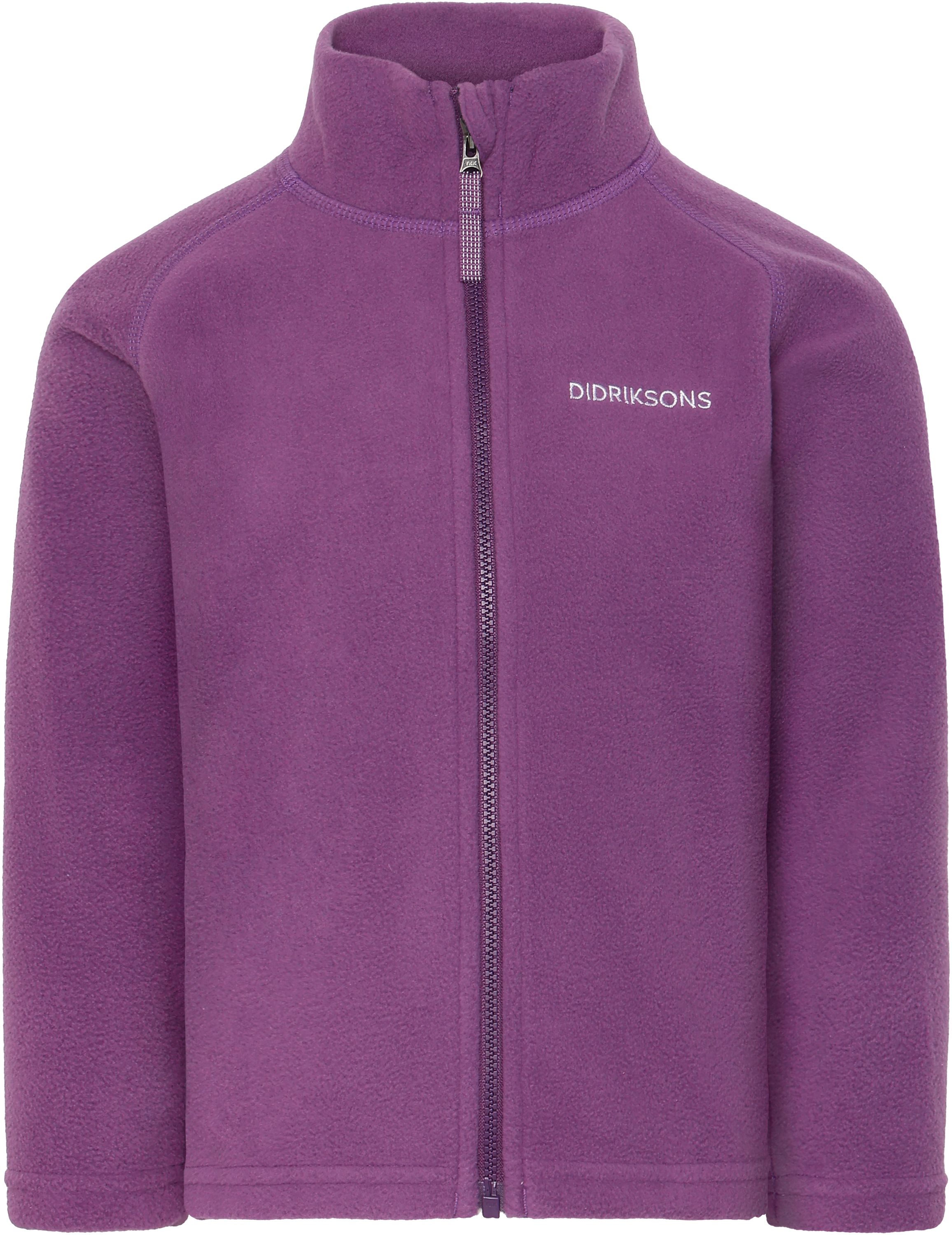 Monte Kid's Full-Zip - Grape - Barn - Fleecegensere & Mellomlag - Lilla - Størrelse: 90 - Didriksons