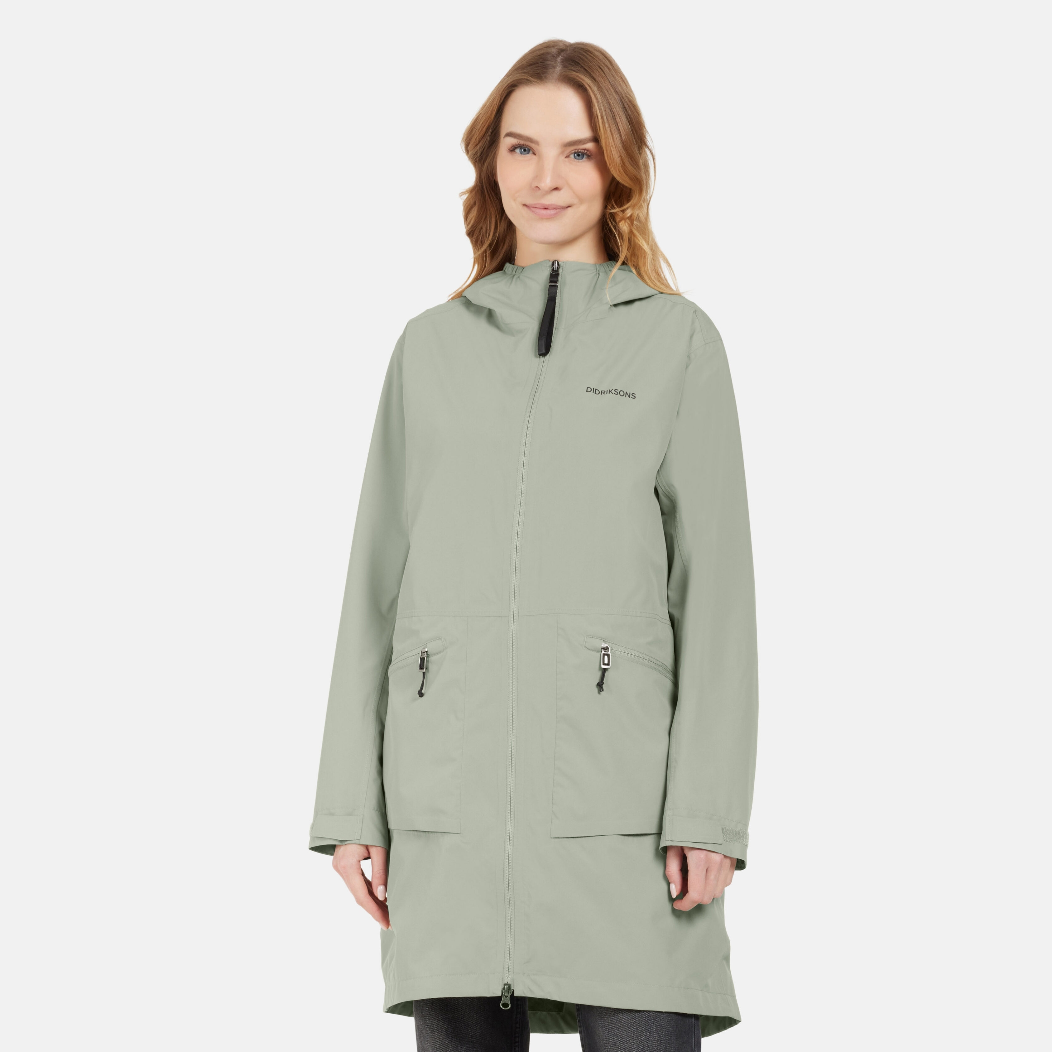 Eliana Parka - Wilted leaf - Dam - Vårjacka - Grön - Storlek: 48 - Didriksons