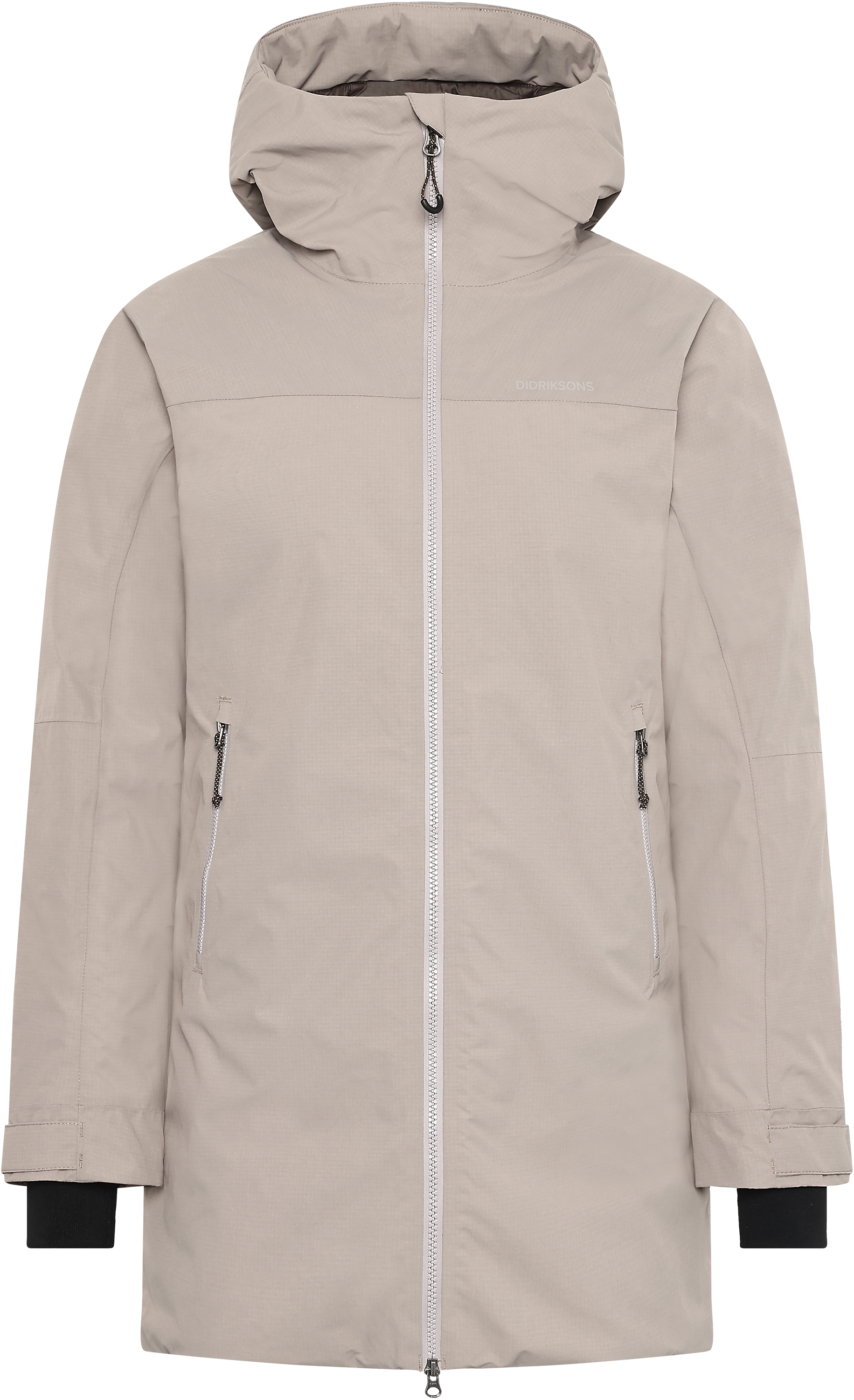 Marget Parka - Ash Brown - Women's Winter jacket - Brown - Size: 44 - Didriksons