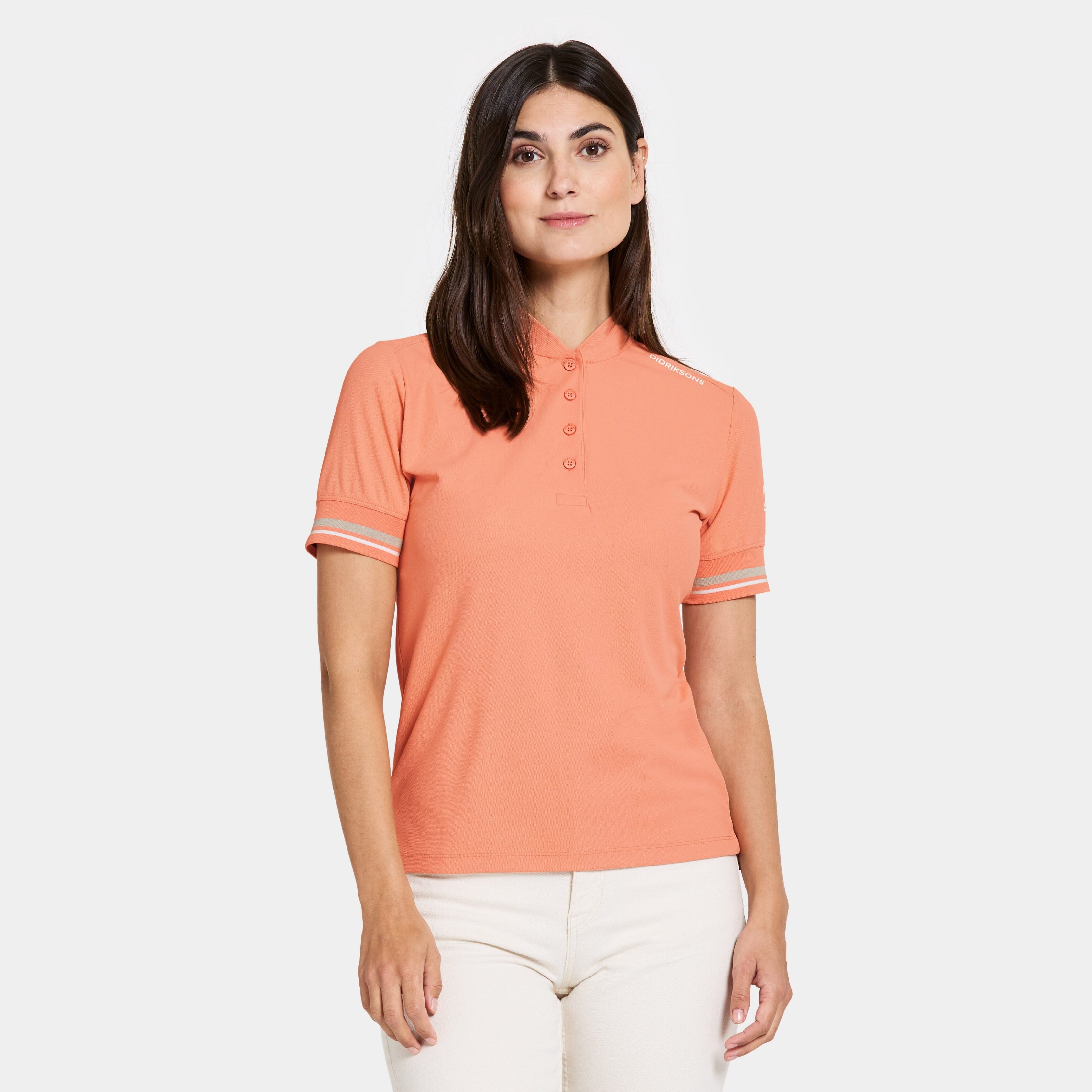 Patty Polo - Clay Pink - Damen - Poloshirt - Rosa - Größe: 42 - Didriksons