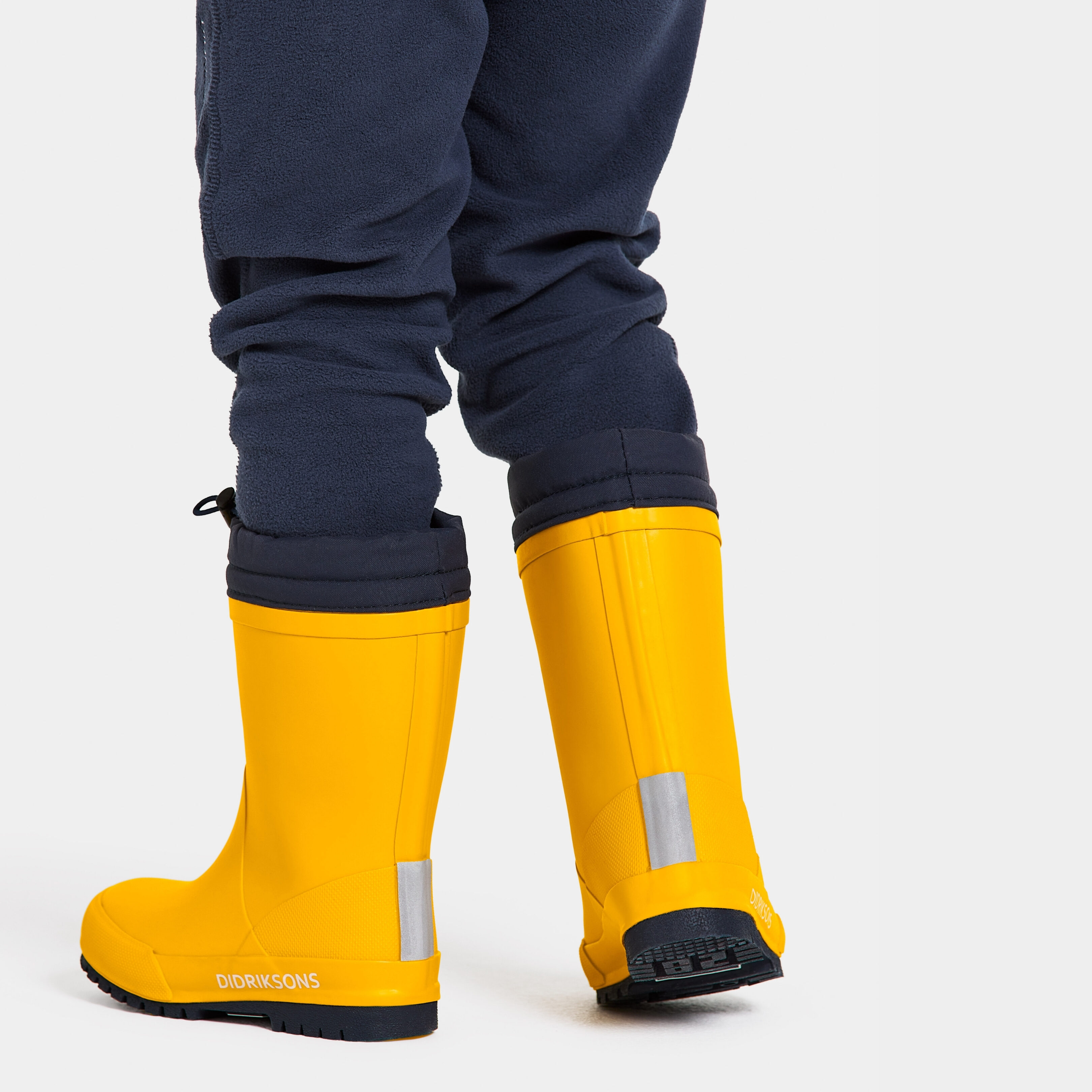 Slush Kids' Boots - Oat Yellow - Kids' Rubber Boots - Yellow - Size: EU24 - Didriksons